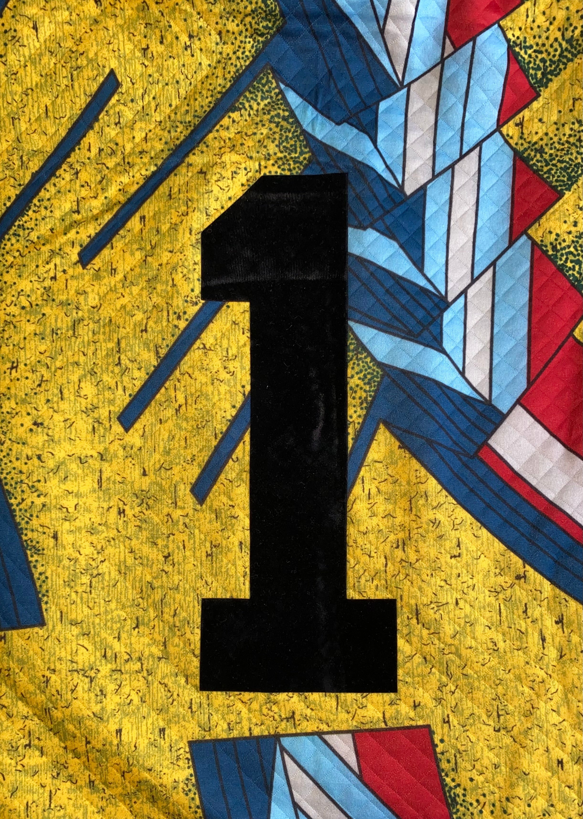 1994 ENGLAND MATCH WORN YOUTH UMBRO GOALKEEPERS SHIRT #1