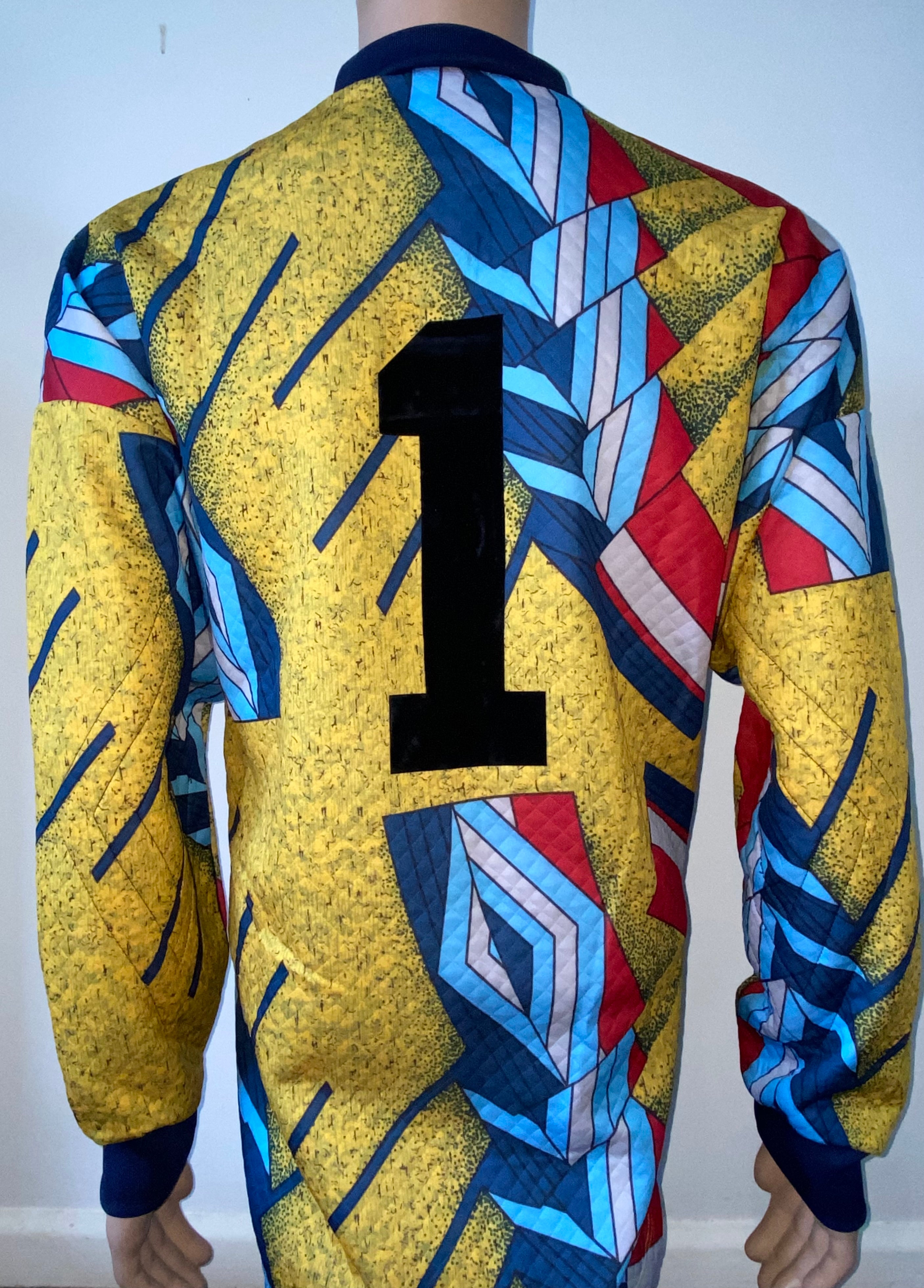 1994 ENGLAND MATCH WORN YOUTH UMBRO GOALKEEPERS SHIRT #1