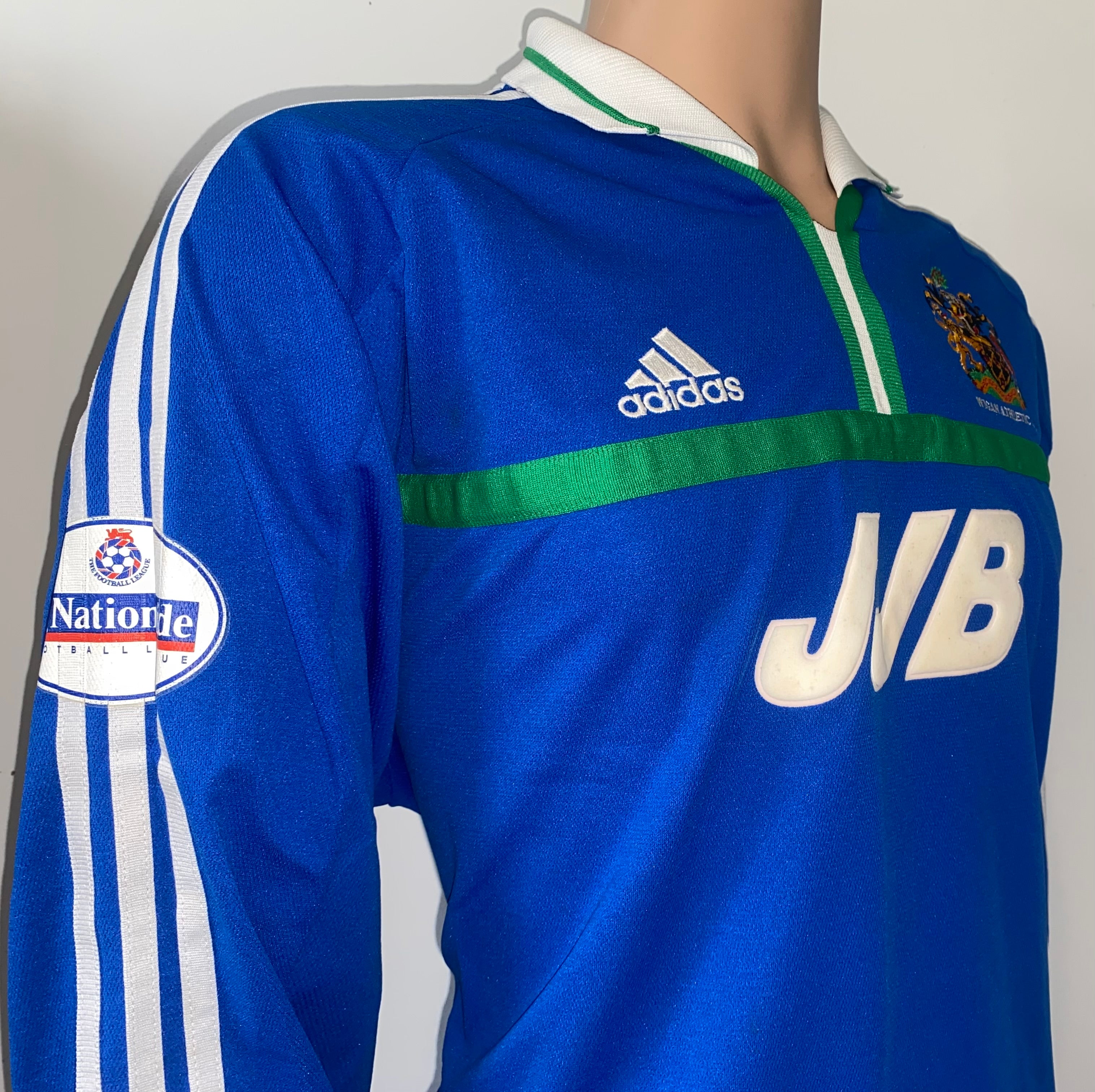 2001/02 WIGAN ATHLETIC MATCH WORN AWAY SHIRT (CROFT #3)