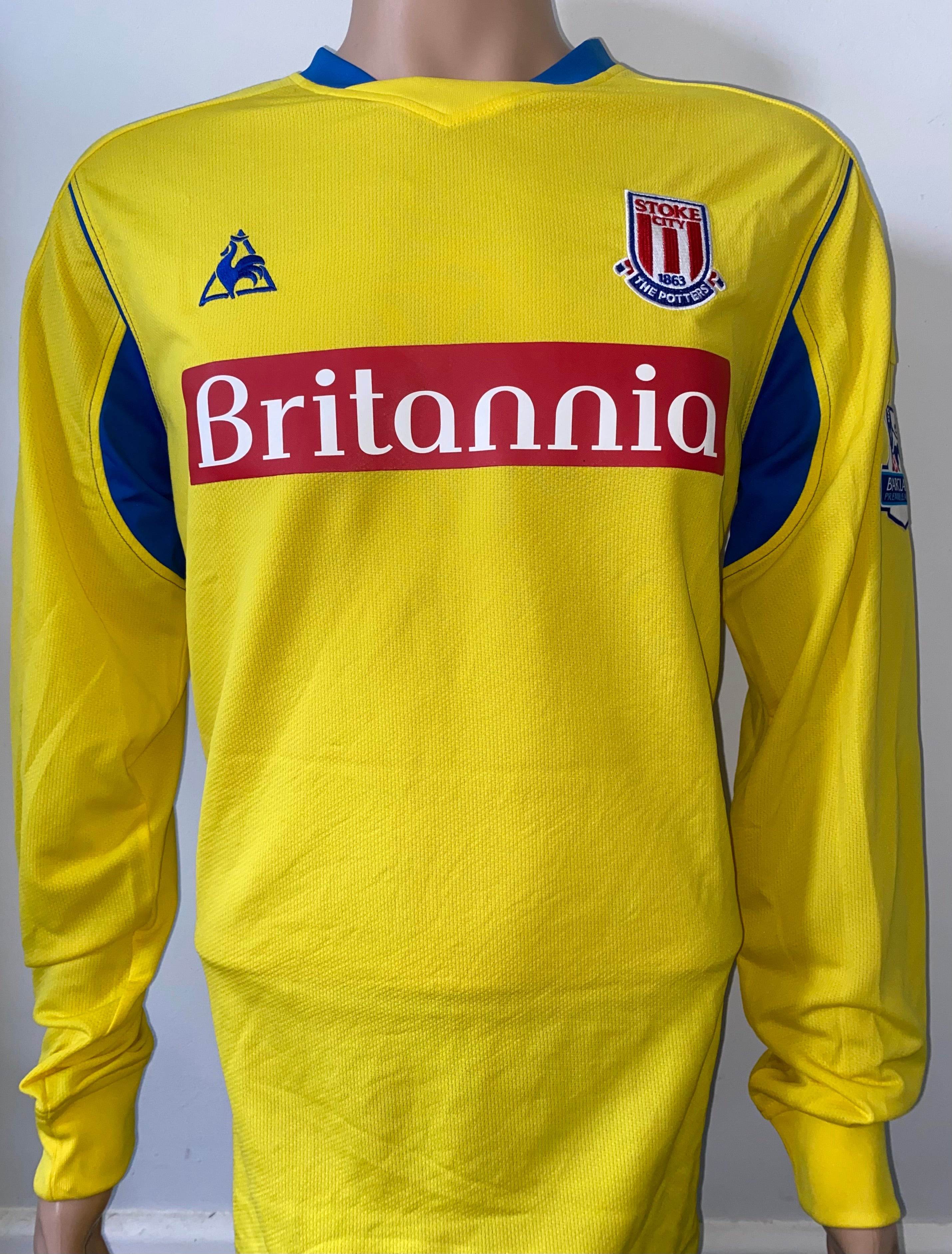 2008/09 STOKE CITY MATCH WORN AWAY SHIRT (SONKO #33)