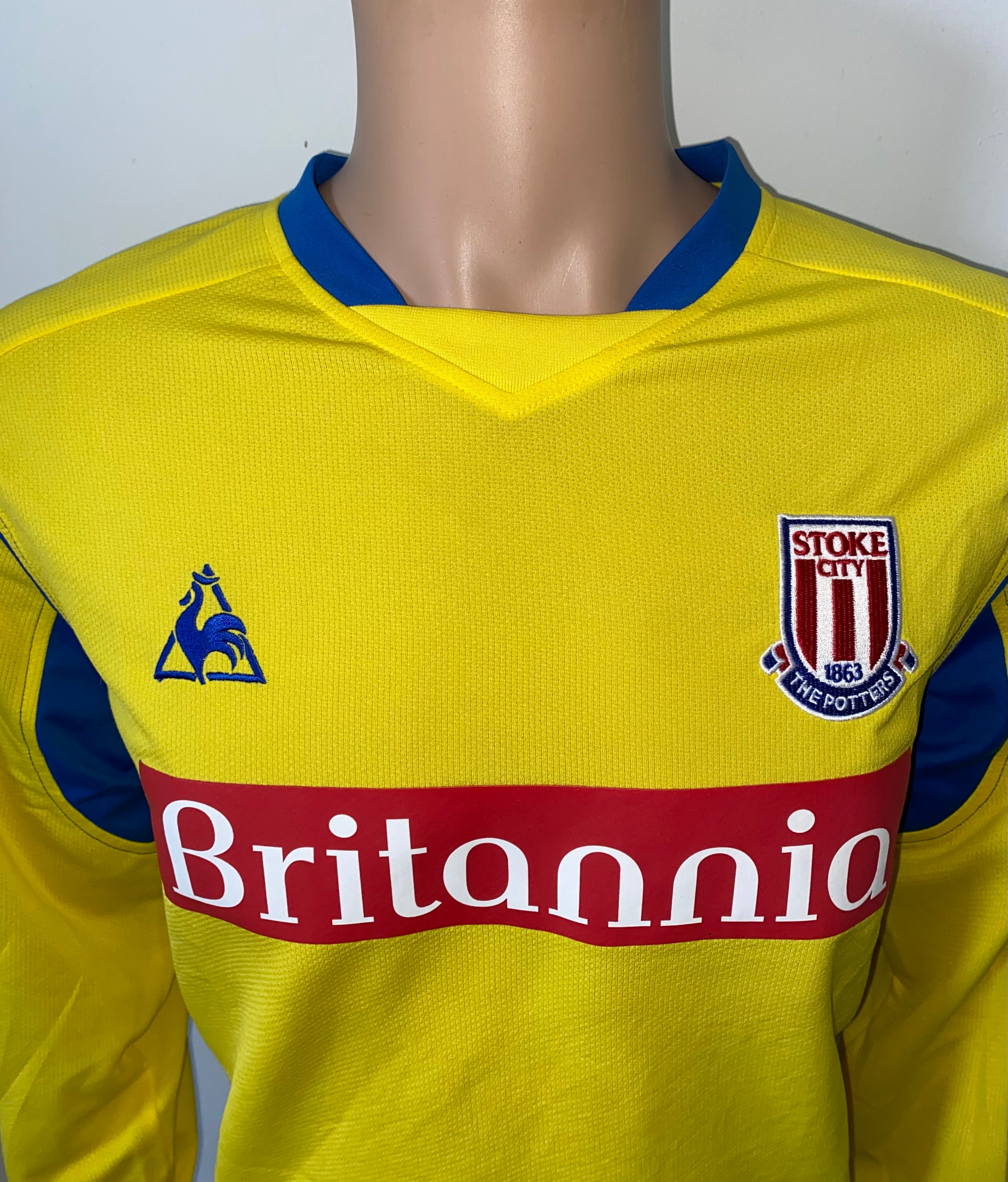 2008/09 STOKE CITY MATCH WORN AWAY SHIRT (SONKO #33)