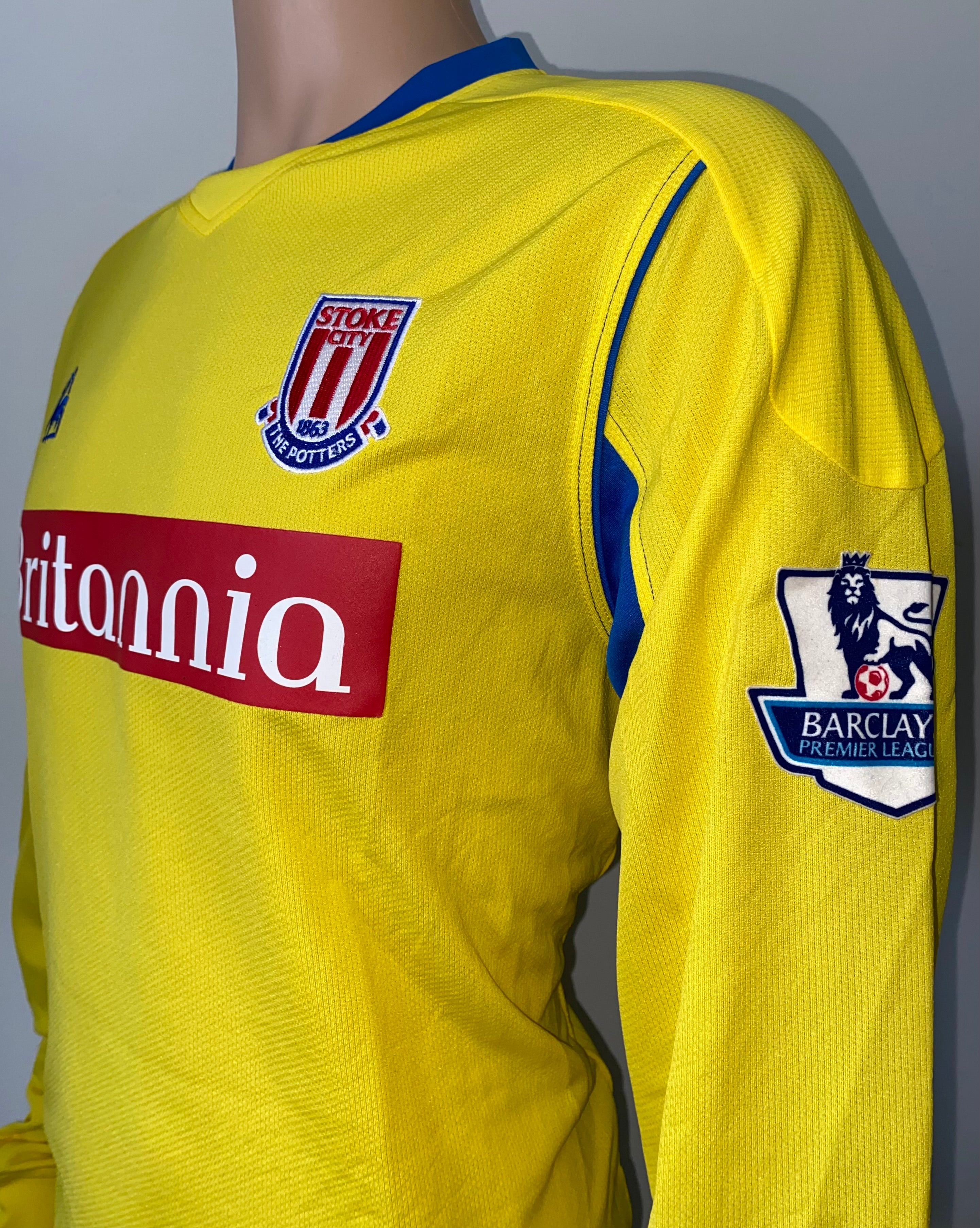 2008/09 STOKE CITY MATCH WORN AWAY SHIRT (SONKO #33)