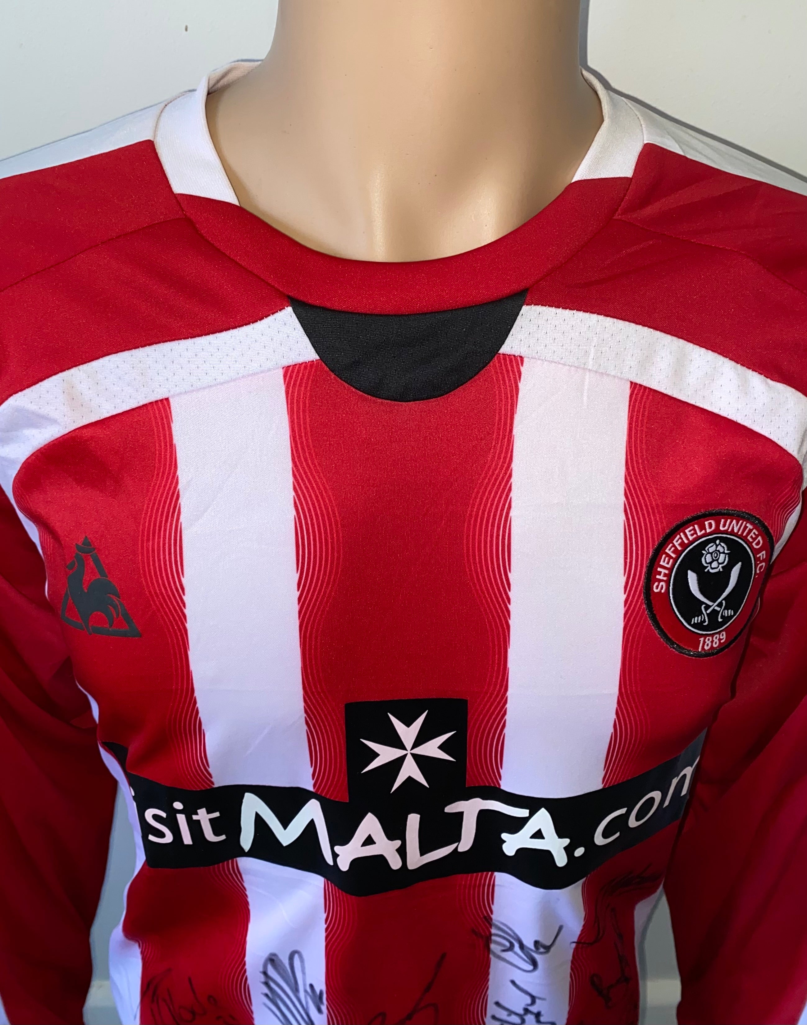 2008/09 SHEFFIELD UNITED MATCH WORN SHIRT (SPRING #25)