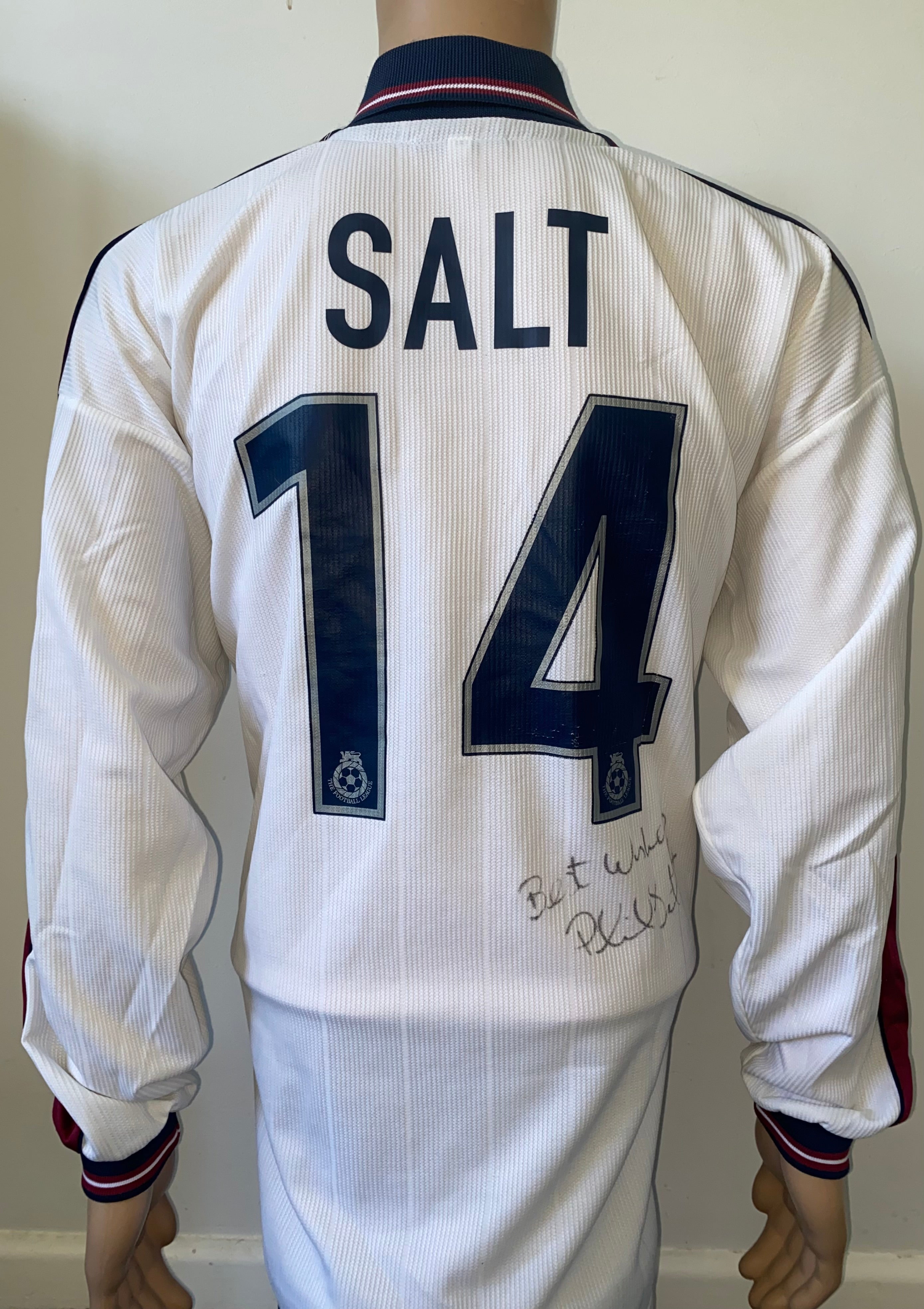 1998/99 OLDHAM ATHLETIC MATCH WORN AWAY SHIRT (SALT #14)