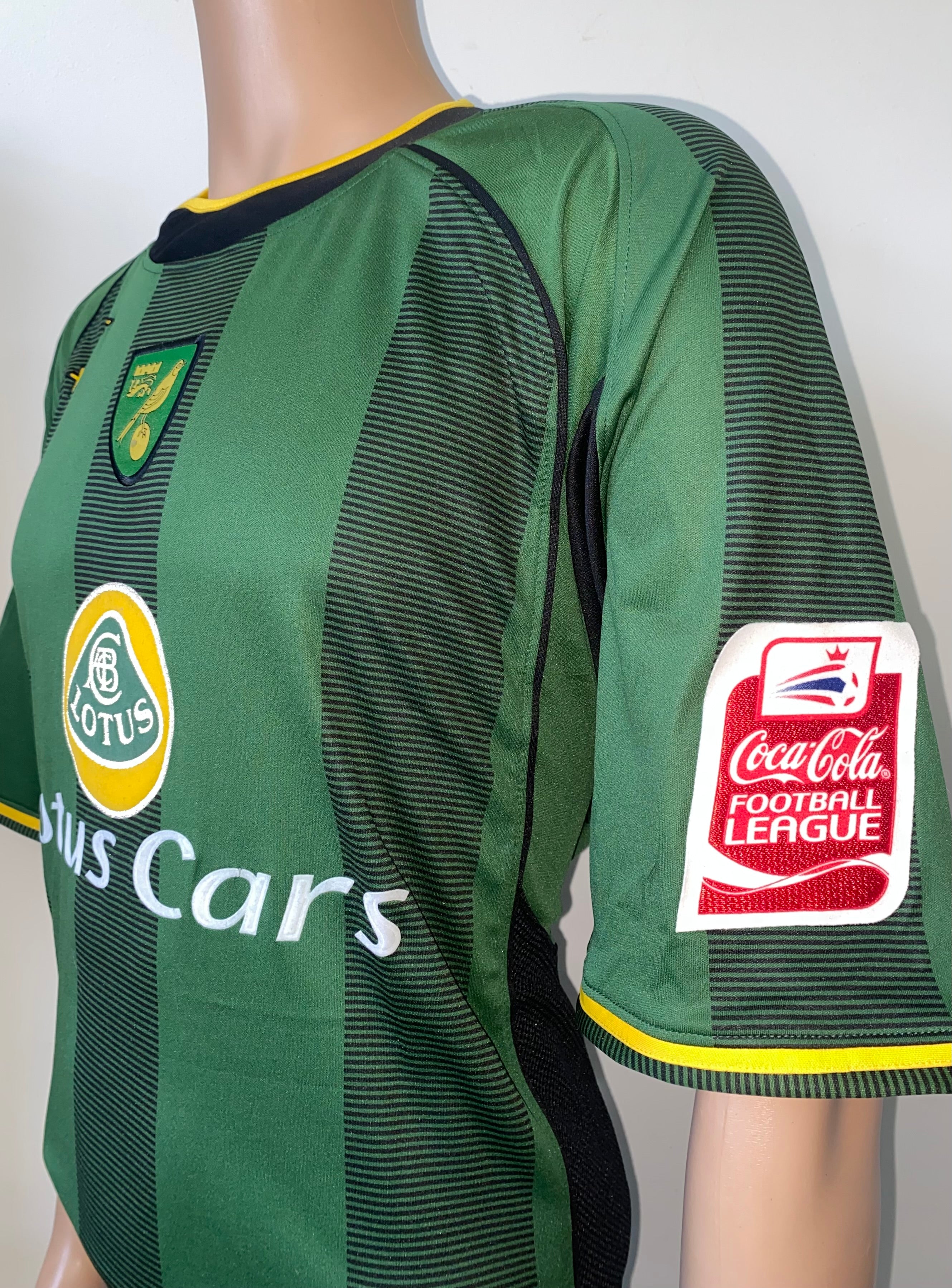 2005/06 NORWICH CITY MATCH WORN AWAY SHIRT (REHMAN #19)