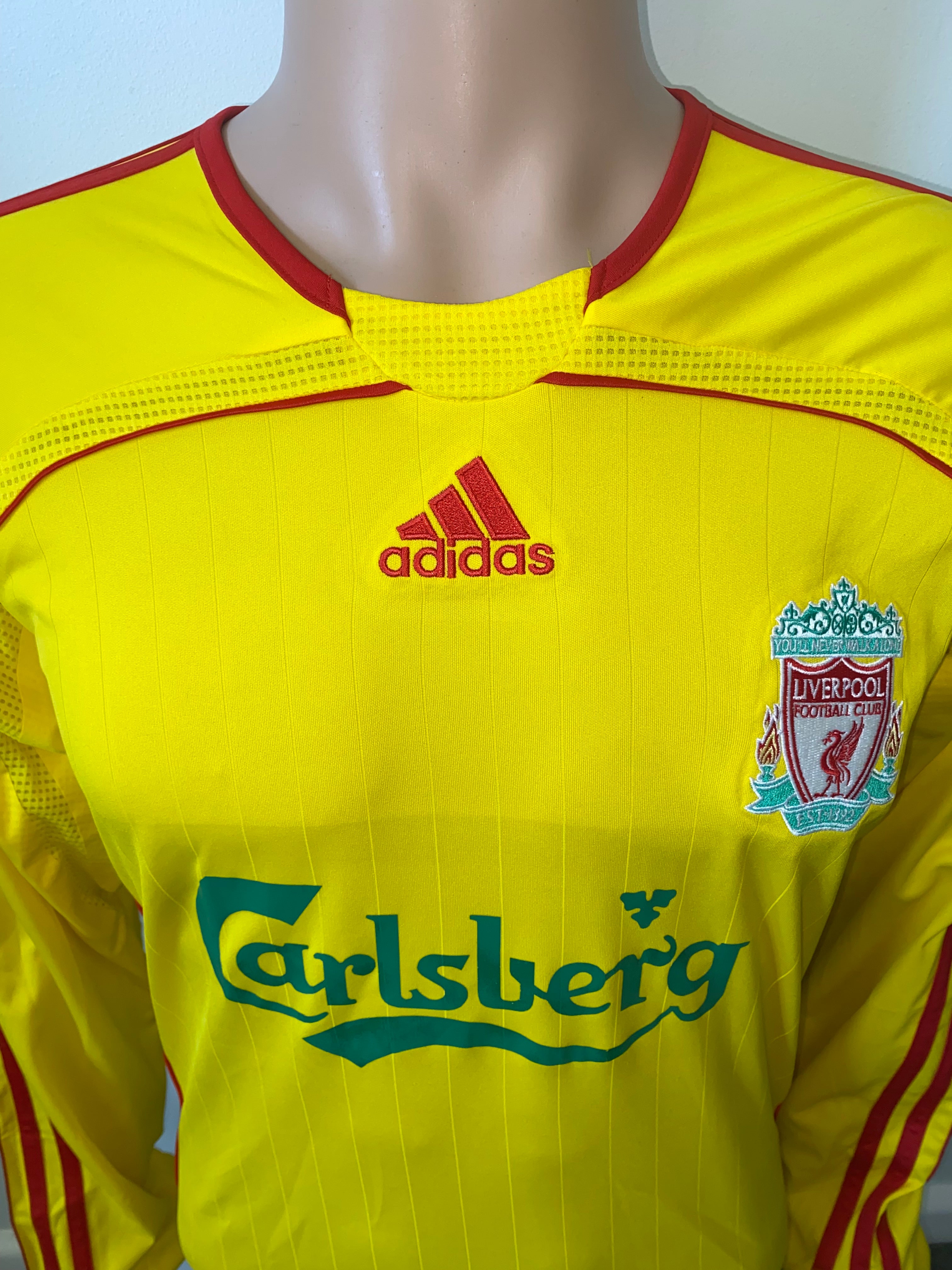 2006/07 LIVERPOOL MATCH ISSUE AWAY SHIRT (KEWELL #7)