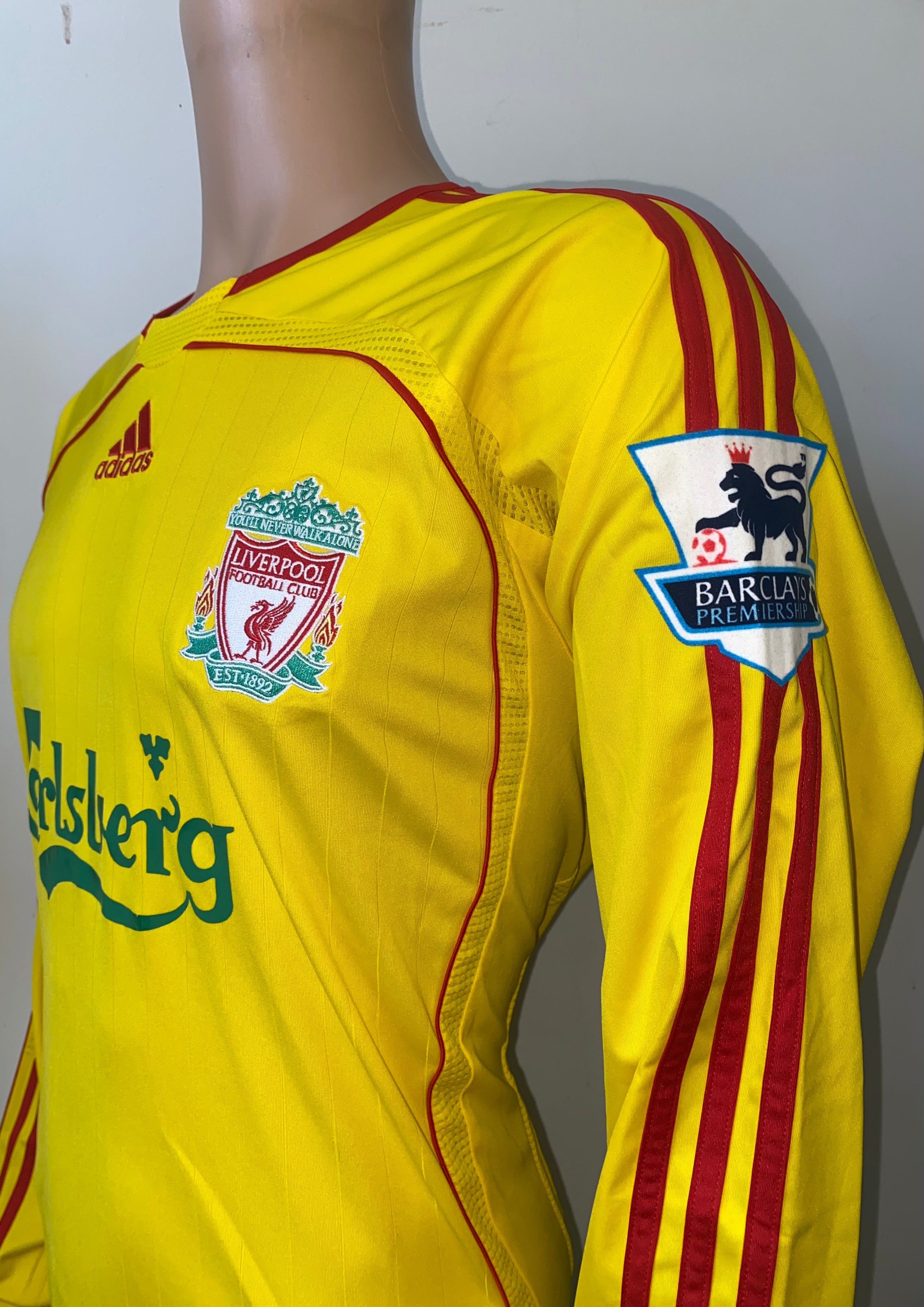 2006/07 LIVERPOOL MATCH ISSUE AWAY SHIRT (KEWELL #7)