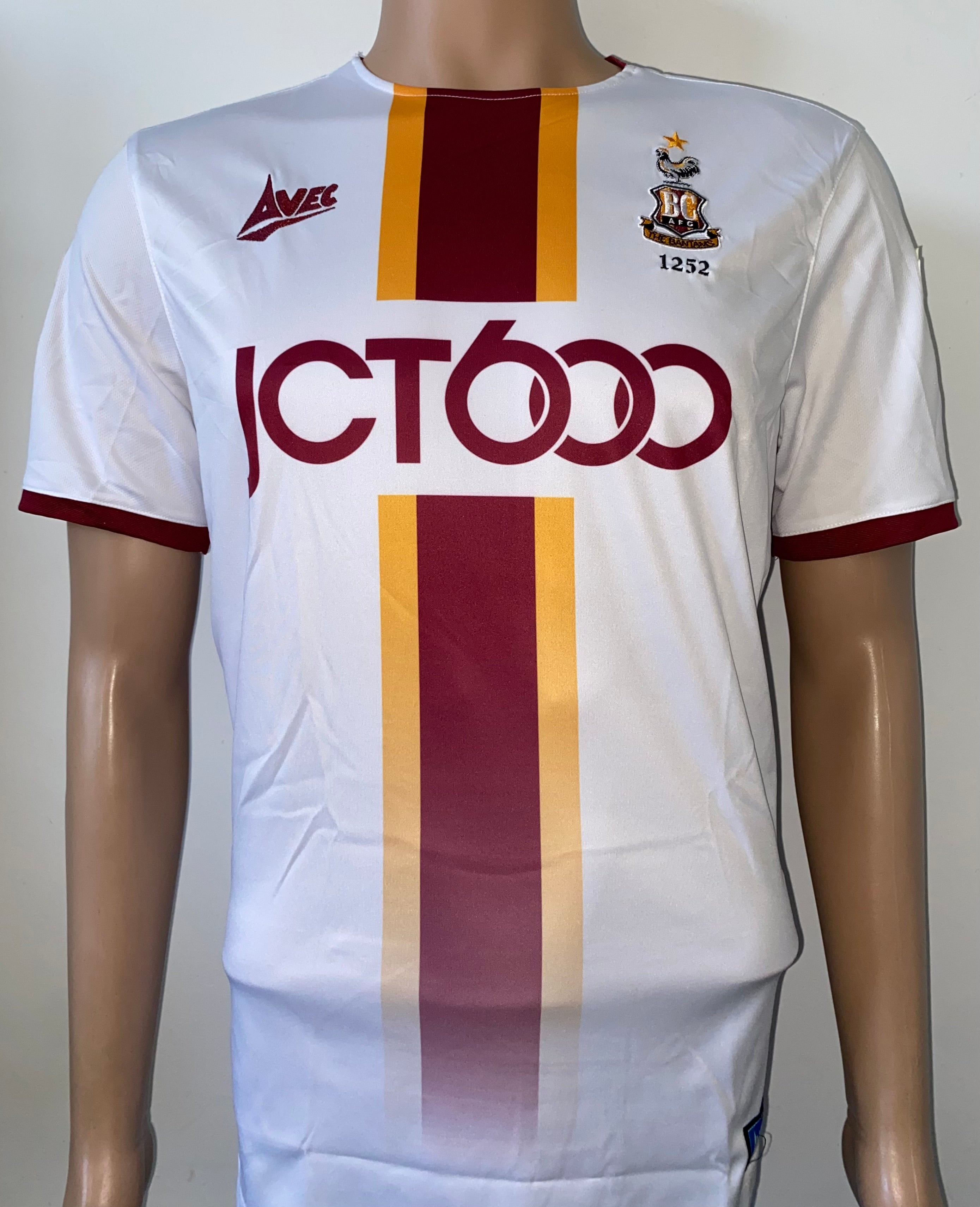 2019/20 BRADFORD CITY MATCH WORN AWAY SHIRT (MELLOR #2)