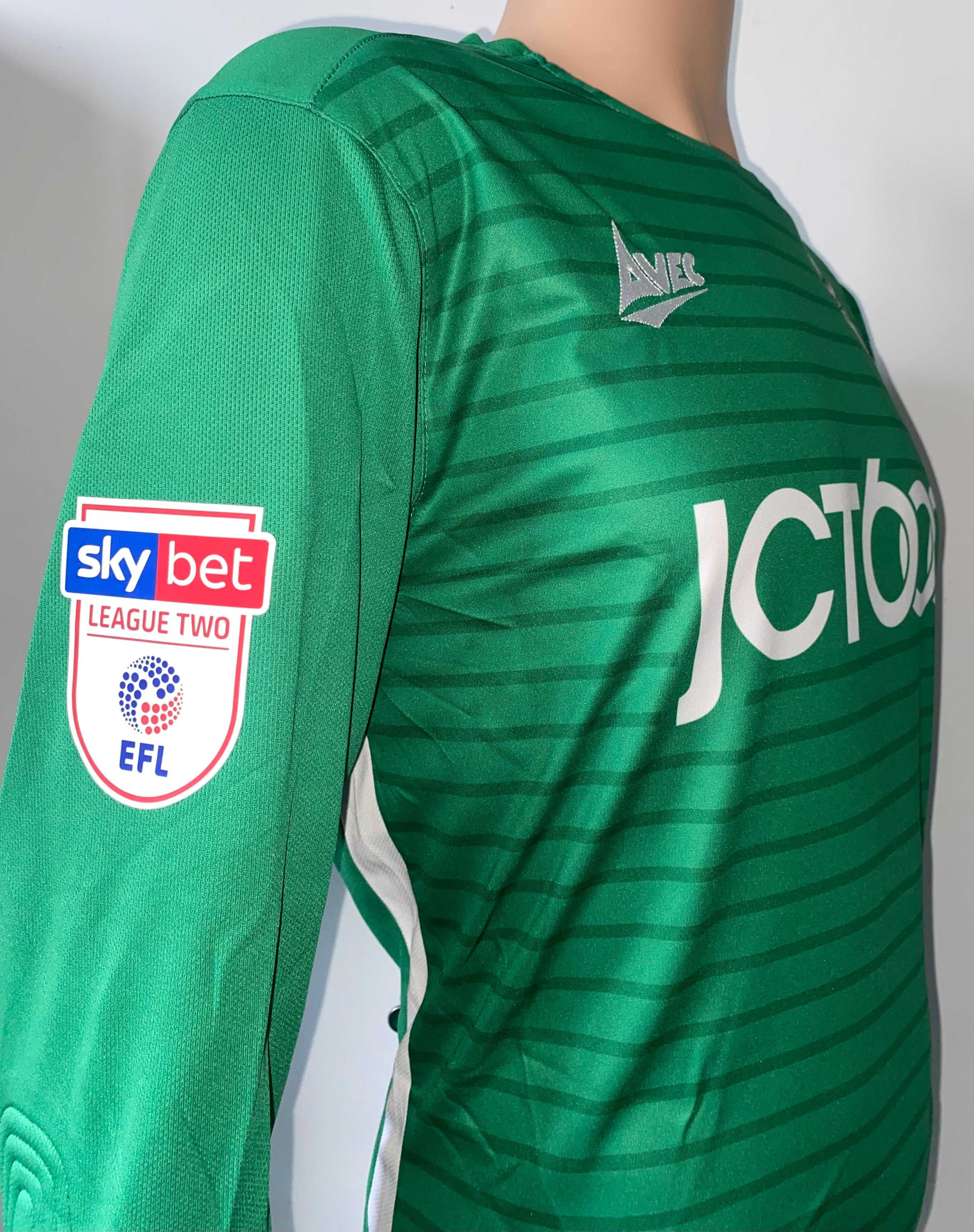 2019/20 BRADFORD CITY MATCH WORN HOME SHIRT (SYKES-KENWORTHY #30)