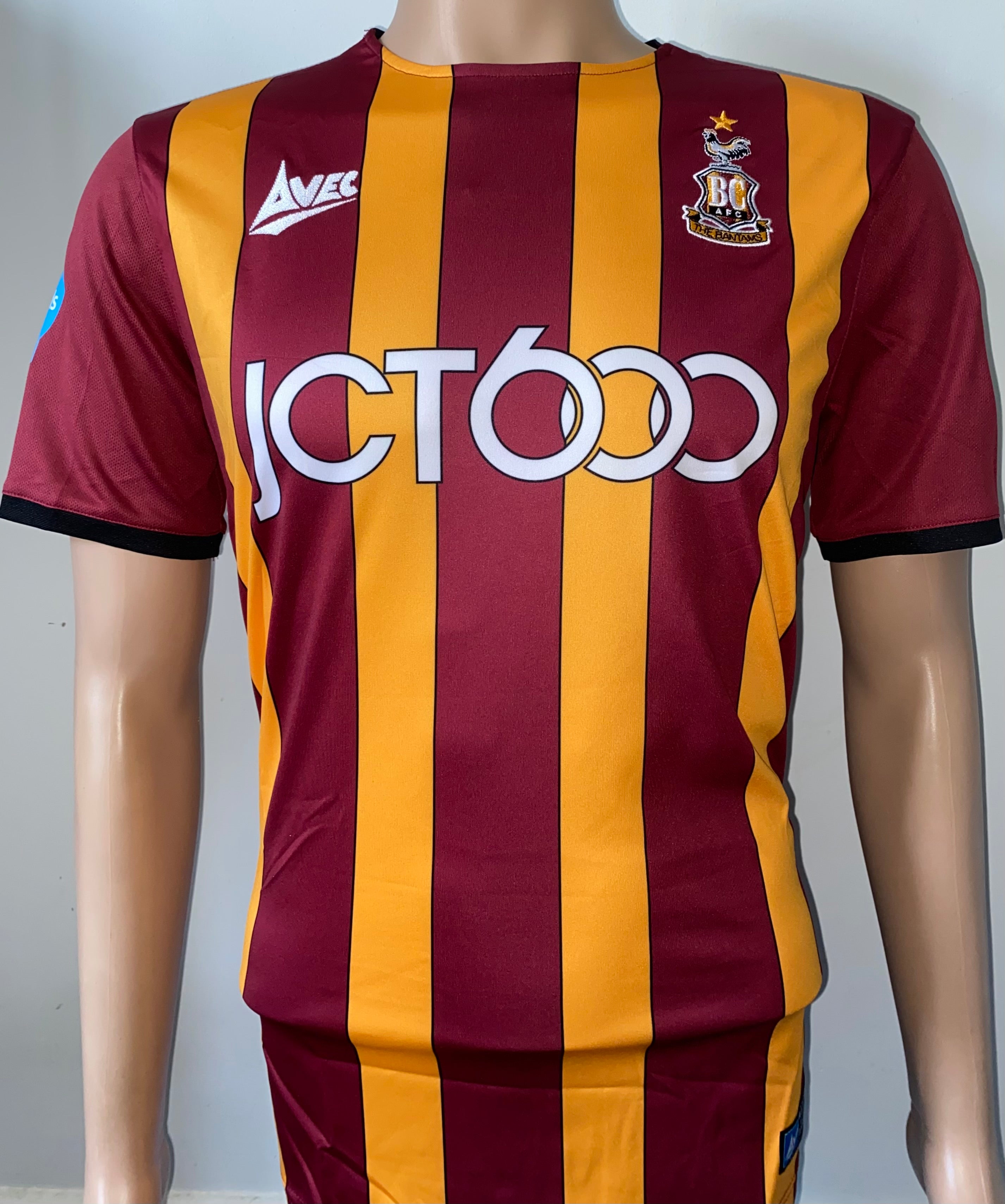 2019/20 BRADFORD CITY MATCH WORN HOME SHIRT (MIDDLETON #20 V GRIMSBY TOWN)