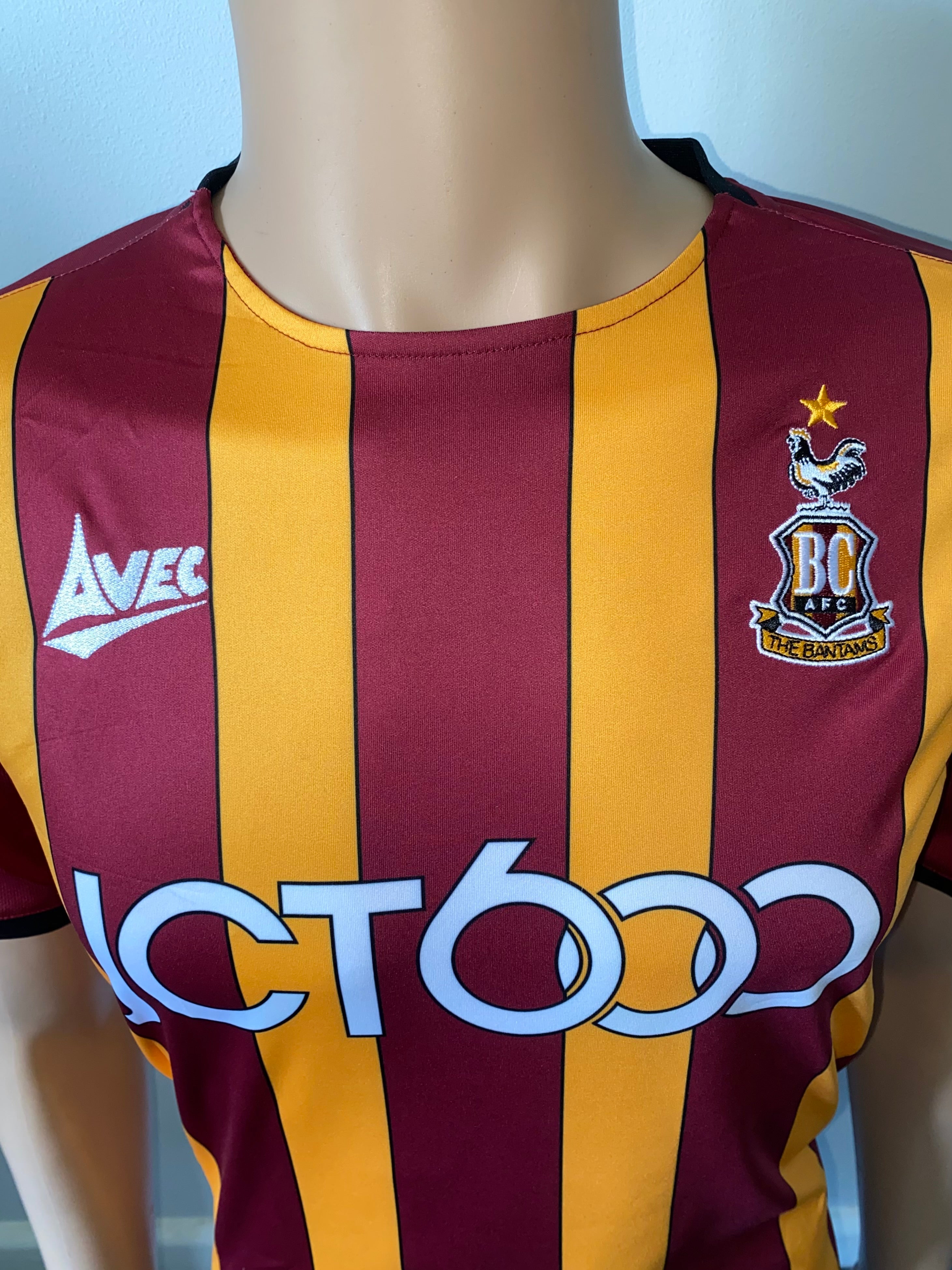 2019/20 BRADFORD CITY MATCH WORN HOME SHIRT (MIDDLETON #20 V GRIMSBY TOWN)