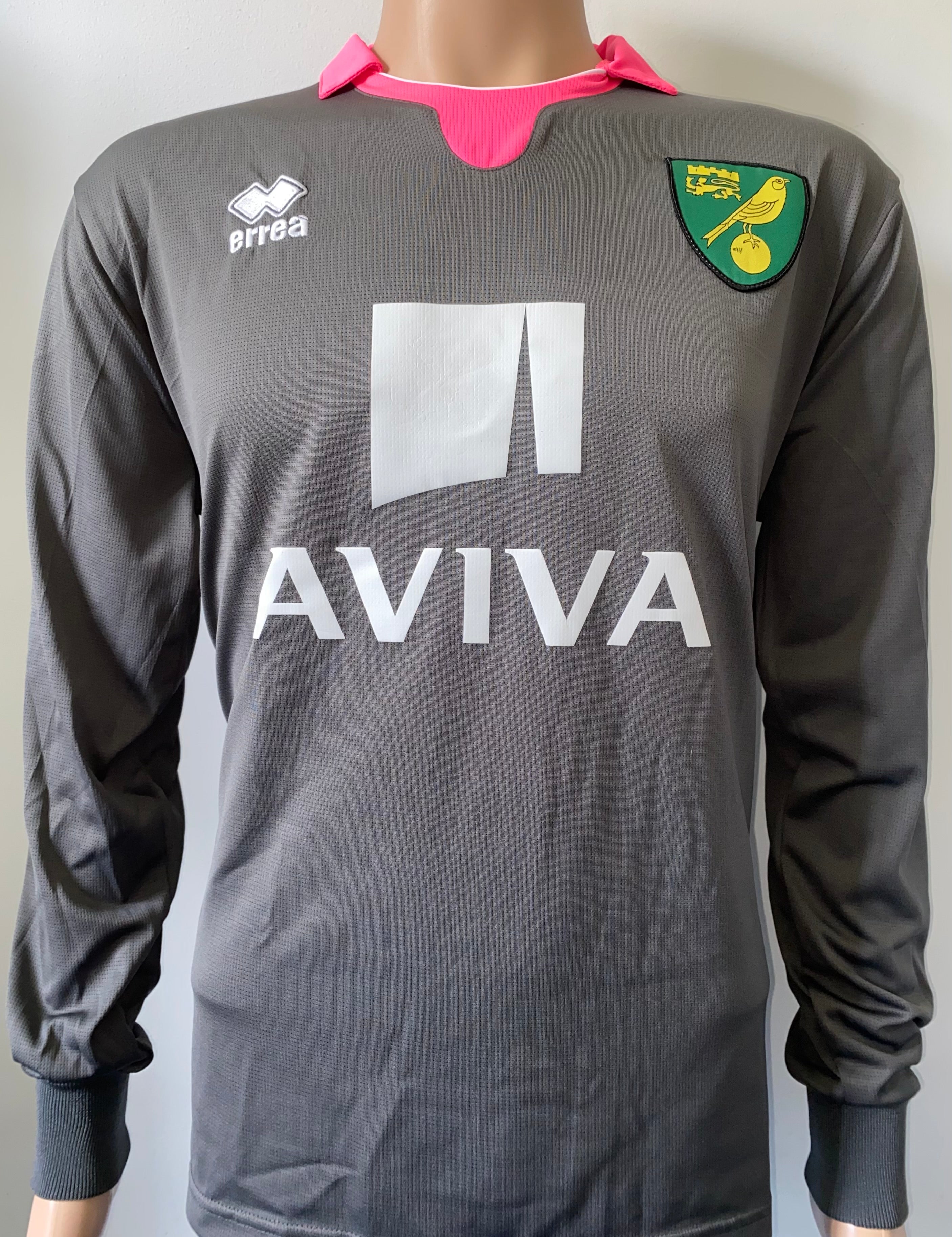 2015/16 NORWICH CITY MATCH ISSUE GOALKEEPERS SHIRT (RUDD #13)