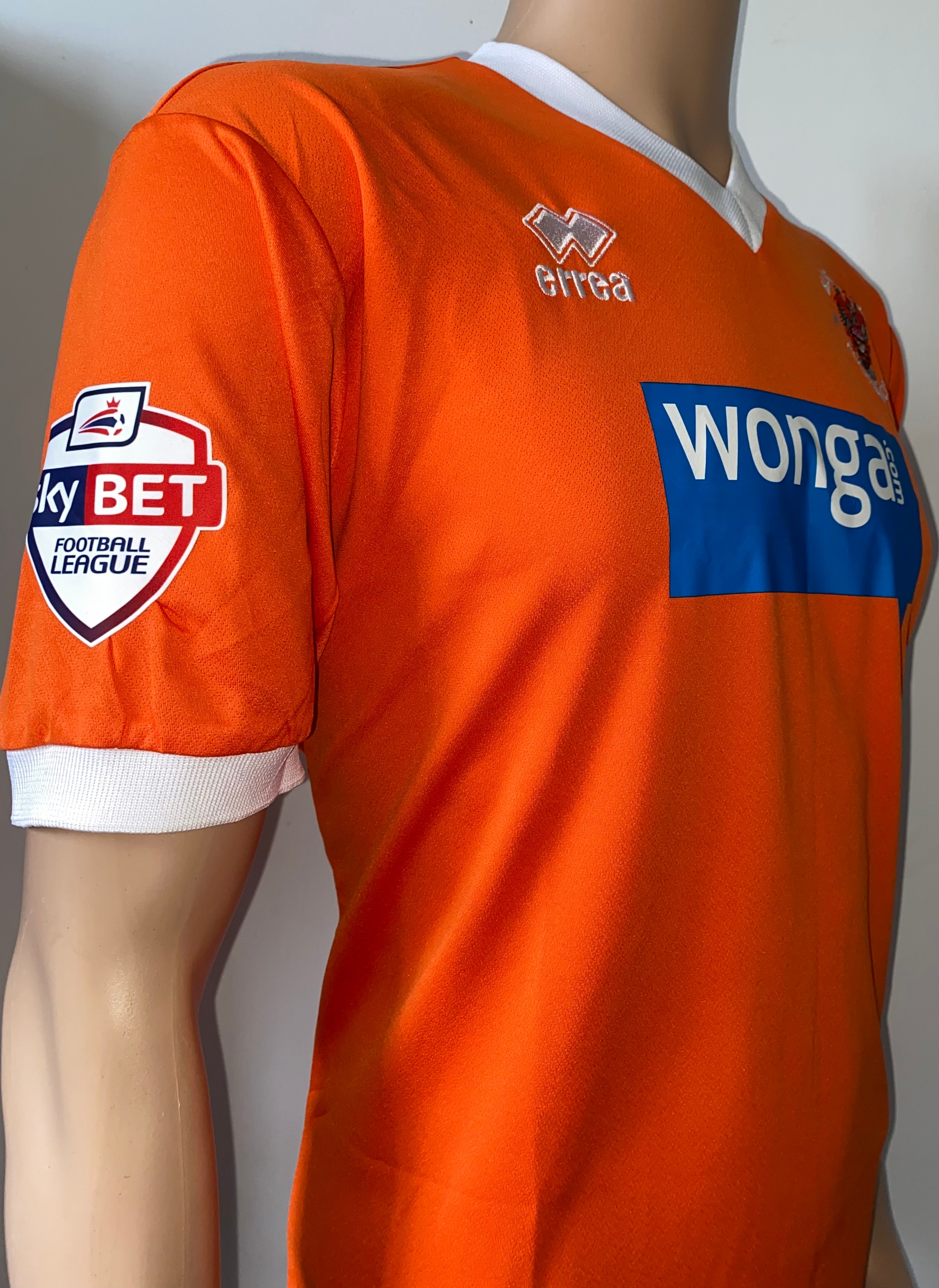 2013/14 BLACKPOOL MATCH WORN SHIRT (ROBINSON #3)
