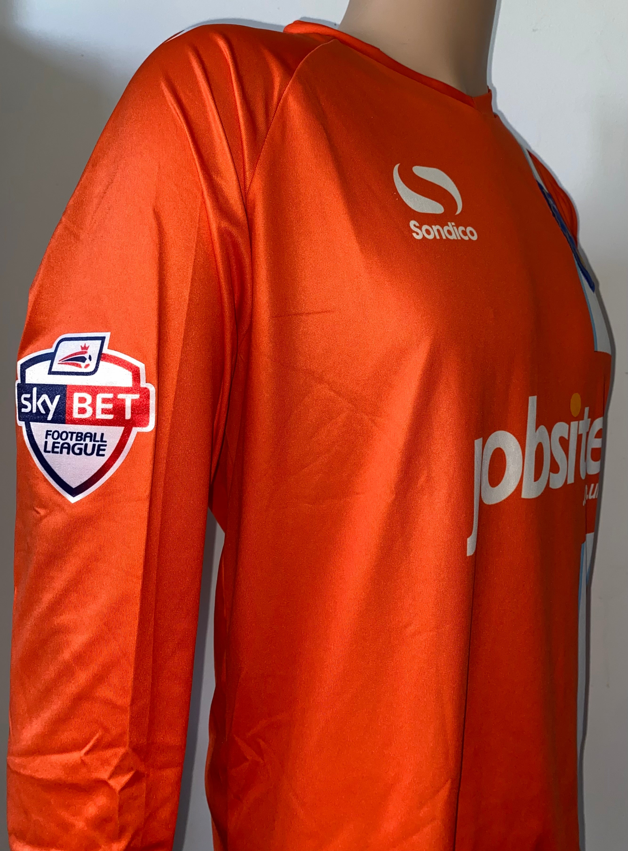 2014/15 PORTSMOUTH MATCH WORN HOME GOALKEEPERS SHIRT (JONES #1)