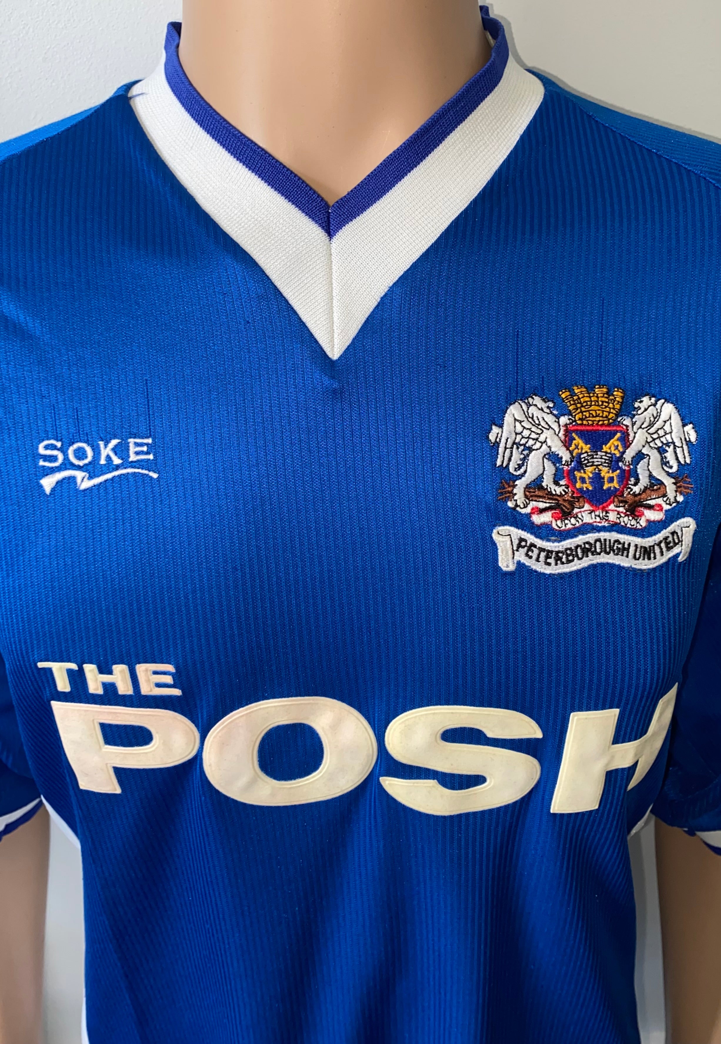 1999/2000 PETERBOROUGH UNITED MATCH WORN HOME SHIRT (GILL #12)
