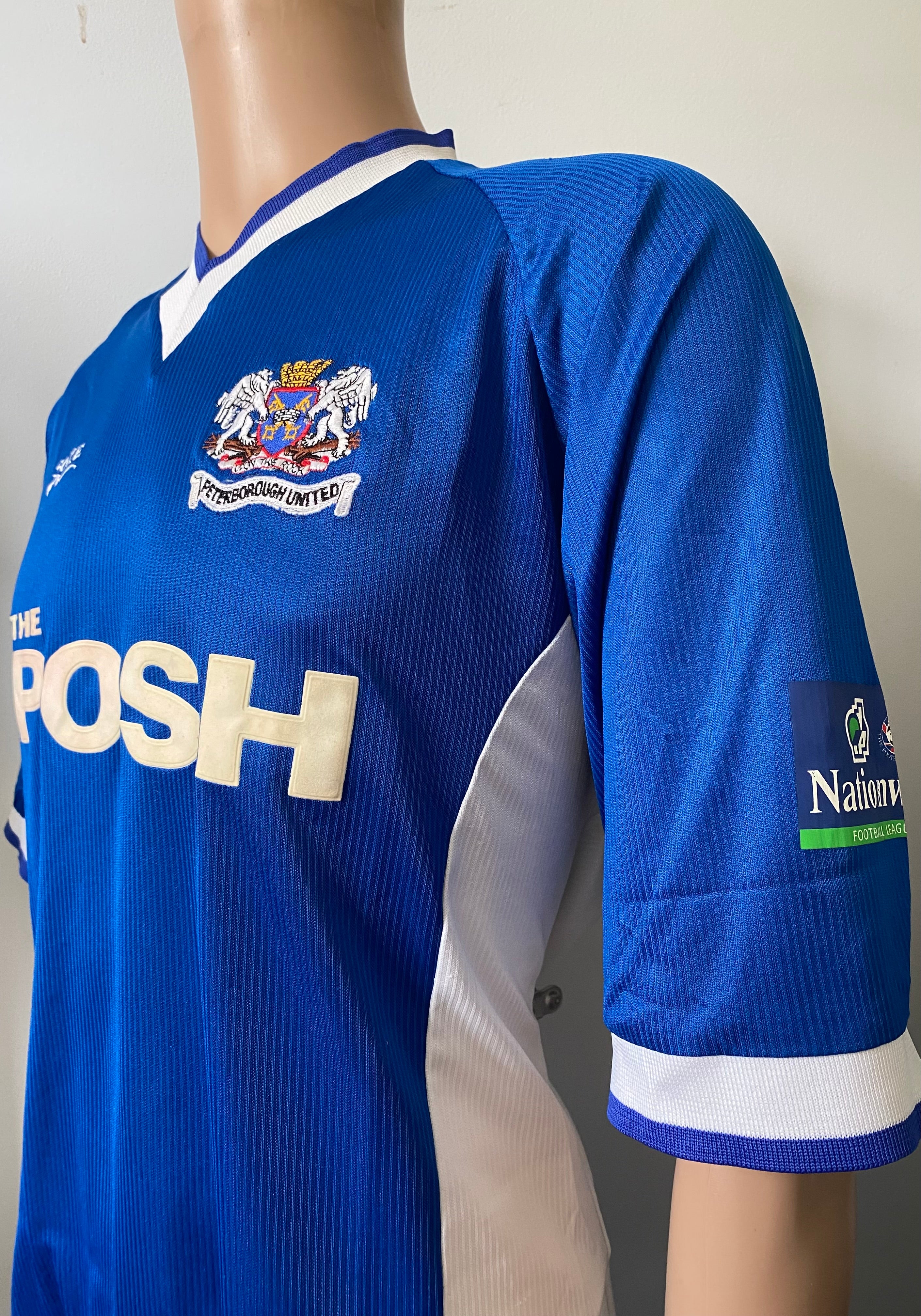 1999/2000 PETERBOROUGH UNITED MATCH WORN HOME SHIRT (GILL #12)