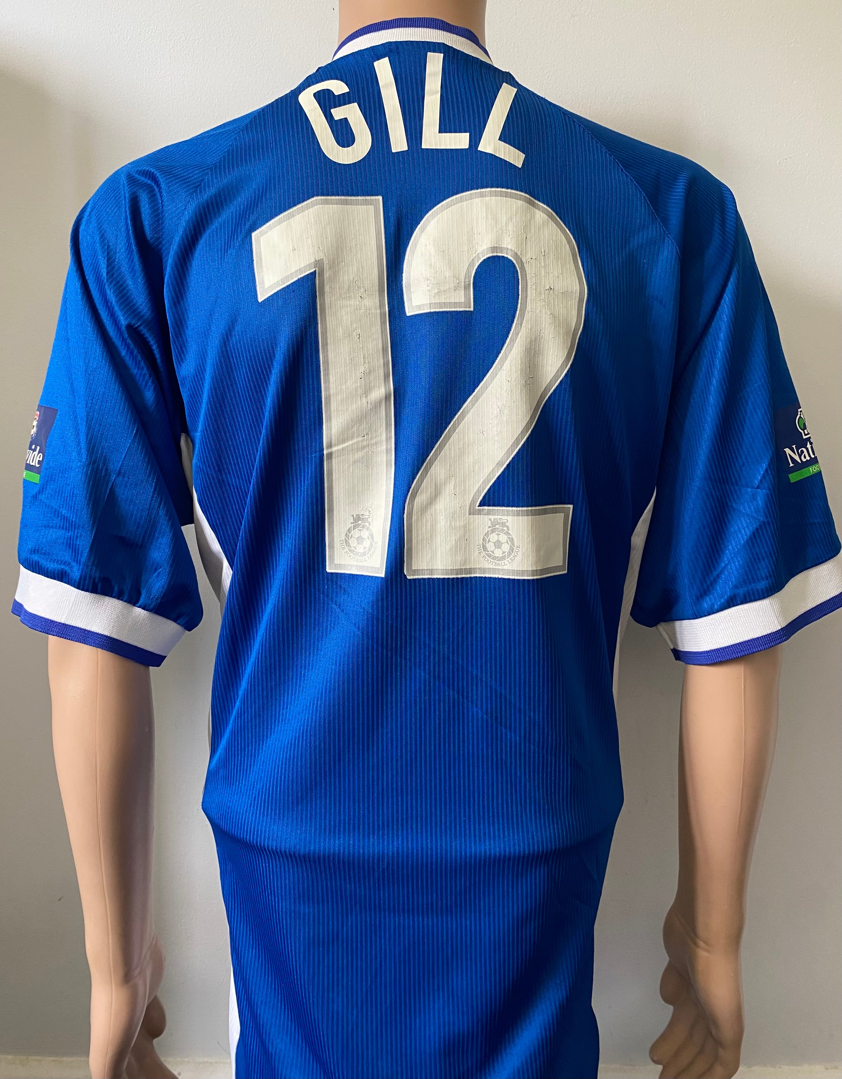 1999/2000 PETERBOROUGH UNITED MATCH WORN HOME SHIRT (GILL #12)