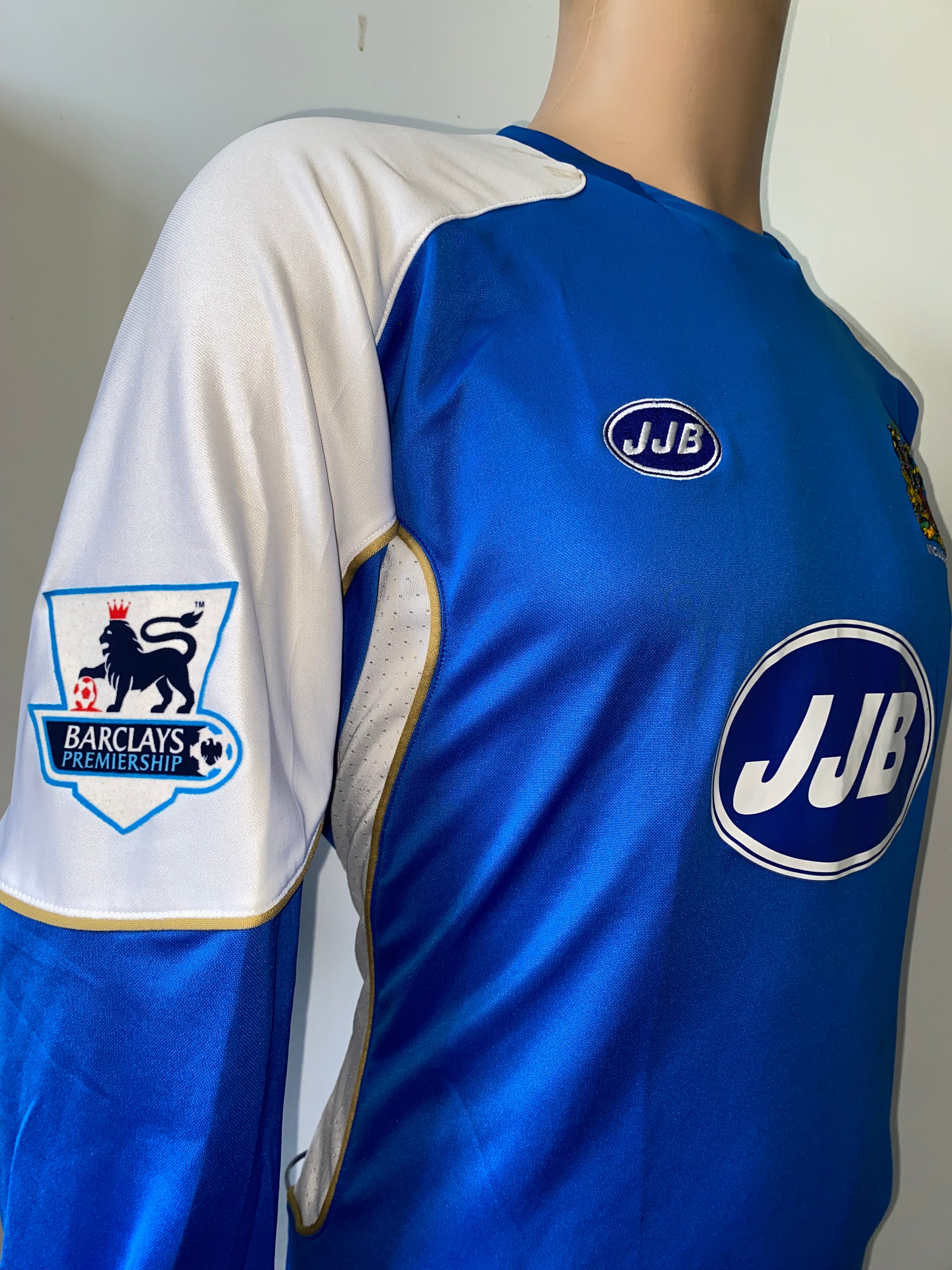 2006/07 WIGAN ATHLETIC MATCH WORN SHIRT (HESKEY #9 V BOLTON)