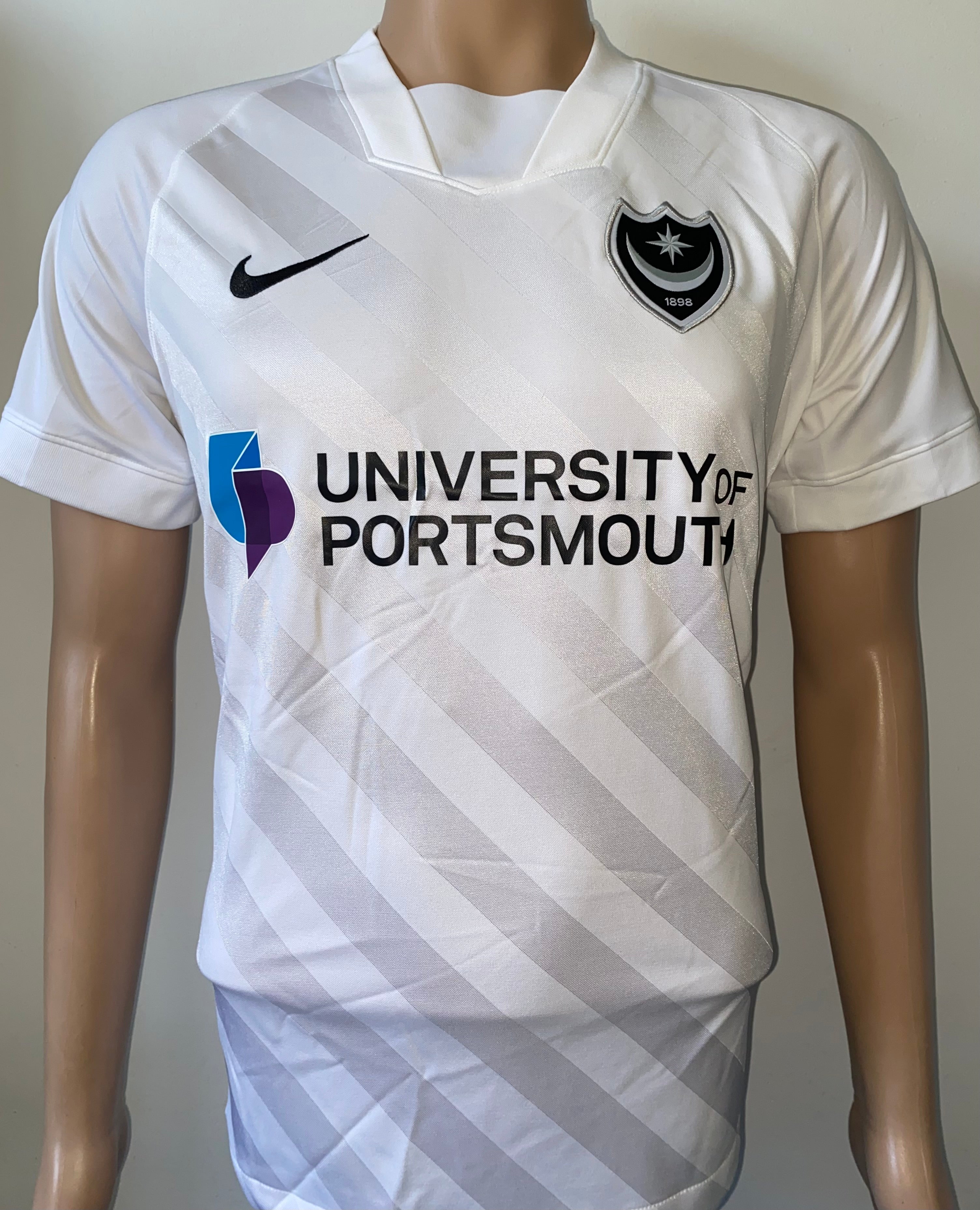 2020/21 PORTSMOUTH MATCH WORN AWAY SHIRT (DOWNING #5 CARABAO CUP V BRIGHTON & HA)