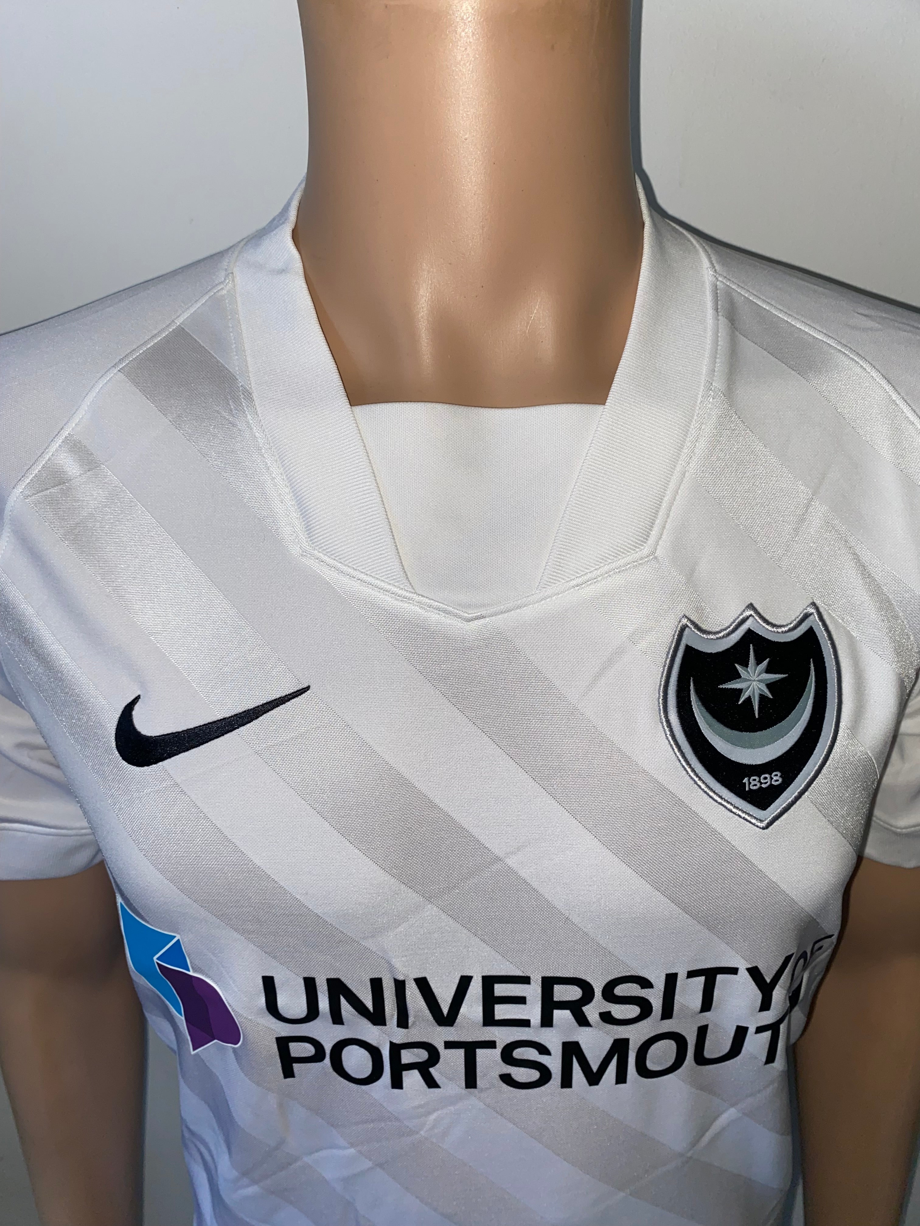 2020/21 PORTSMOUTH MATCH WORN AWAY SHIRT (DOWNING #5 CARABAO CUP V BRIGHTON & HA)