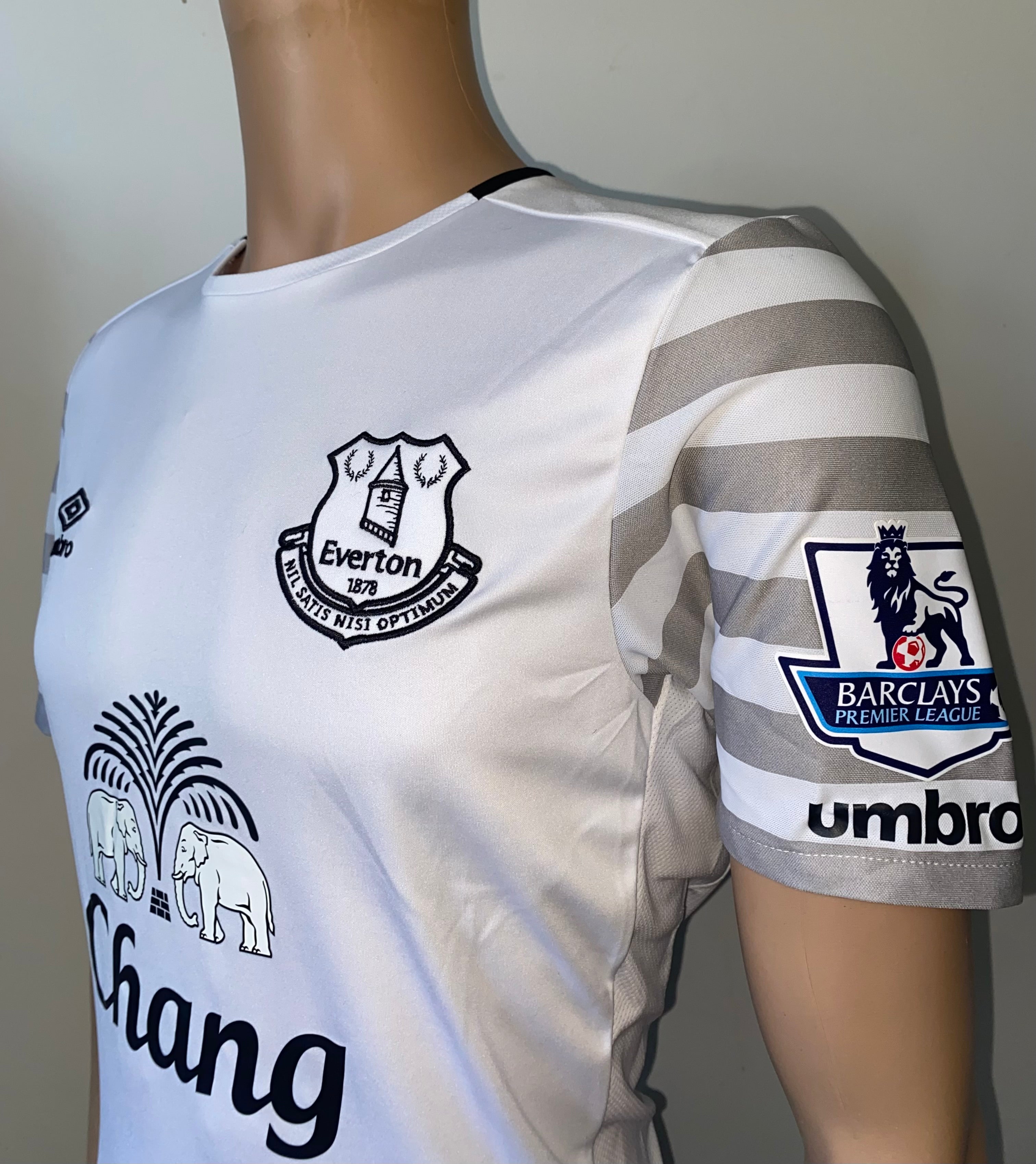 2015/16 EVERTON UMBRO AWAY MATCH ISSUE SHIRT (OSMAN #21)