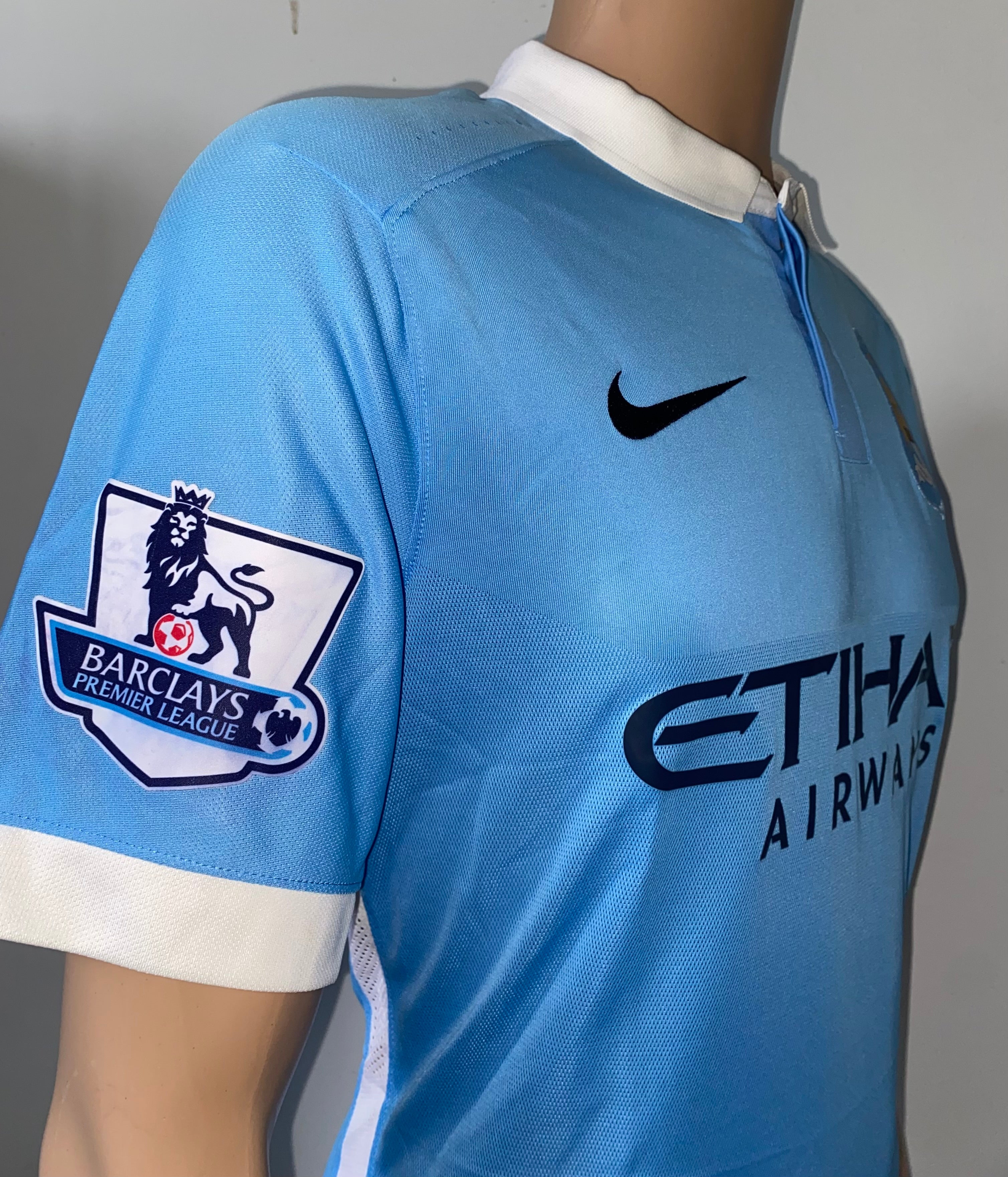 2015/16 MANCHESTER CITY MATCH ISSUE HOME SHIRT (MANGALA #20)