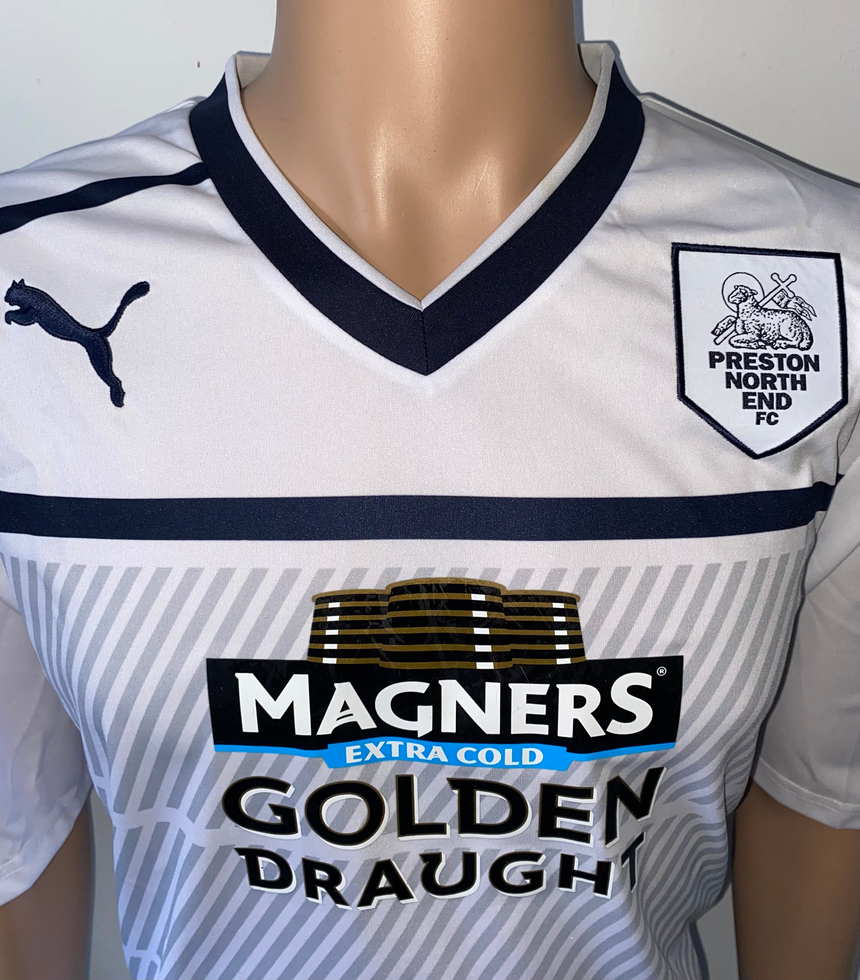 2012 PRESTON NORTH END MATCH WORN SHIRT (BYROM #13)