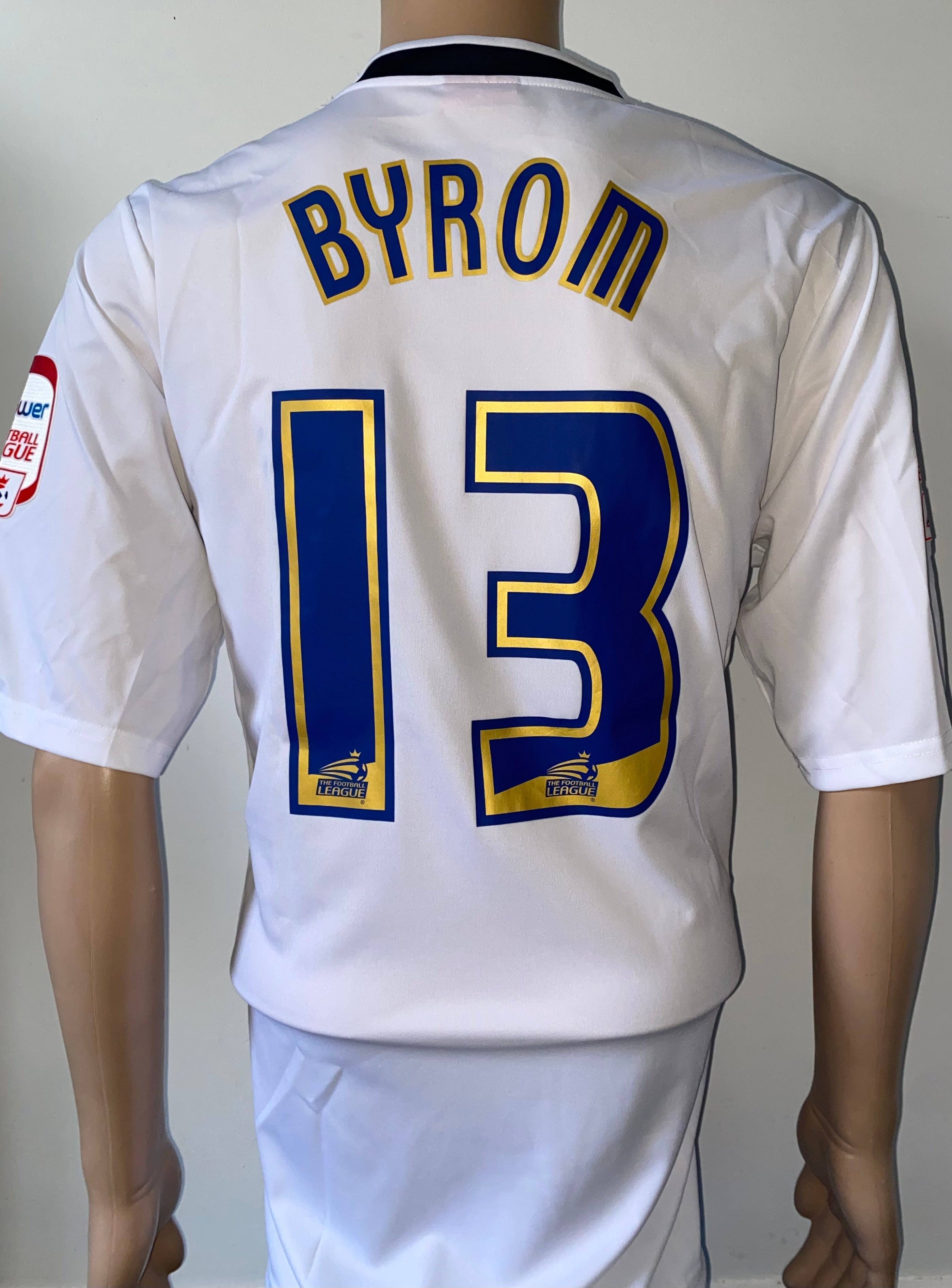 2012 PRESTON NORTH END MATCH WORN SHIRT (BYROM #13)