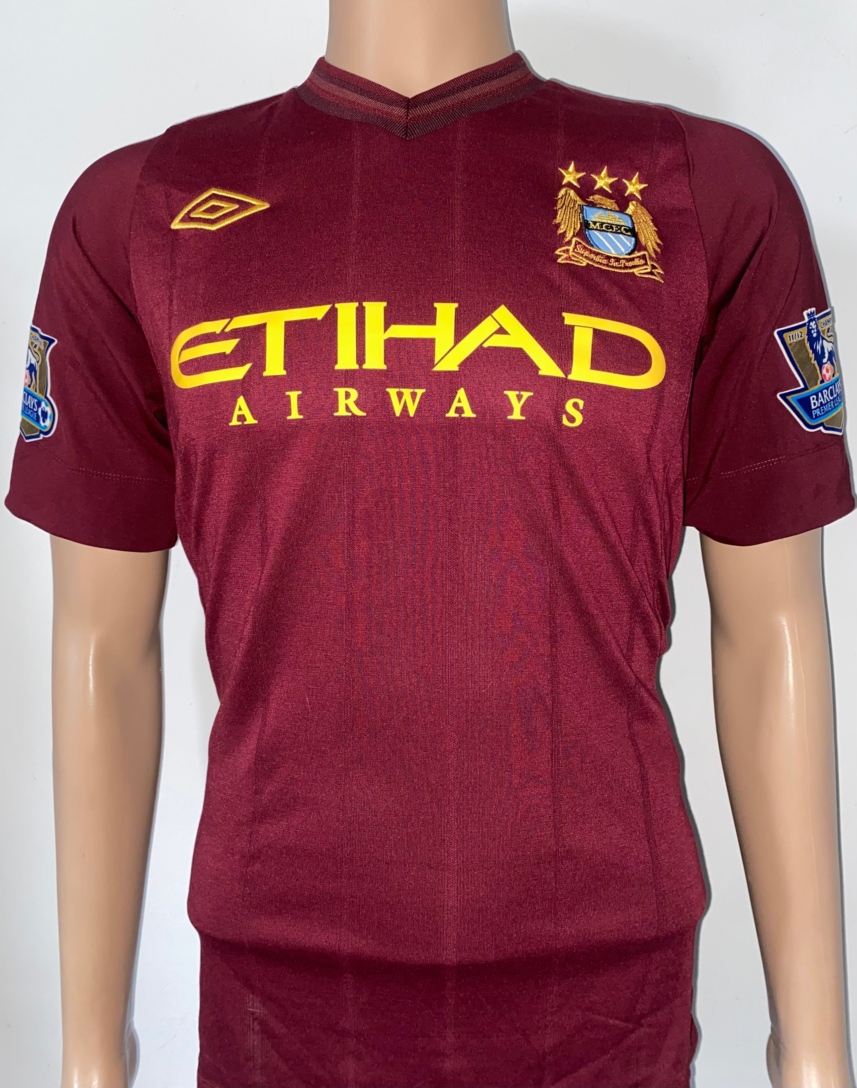 2012/13 MANCHESTER CITY MATCH ISSUE AWAY SHIRT (CLICHY #22)