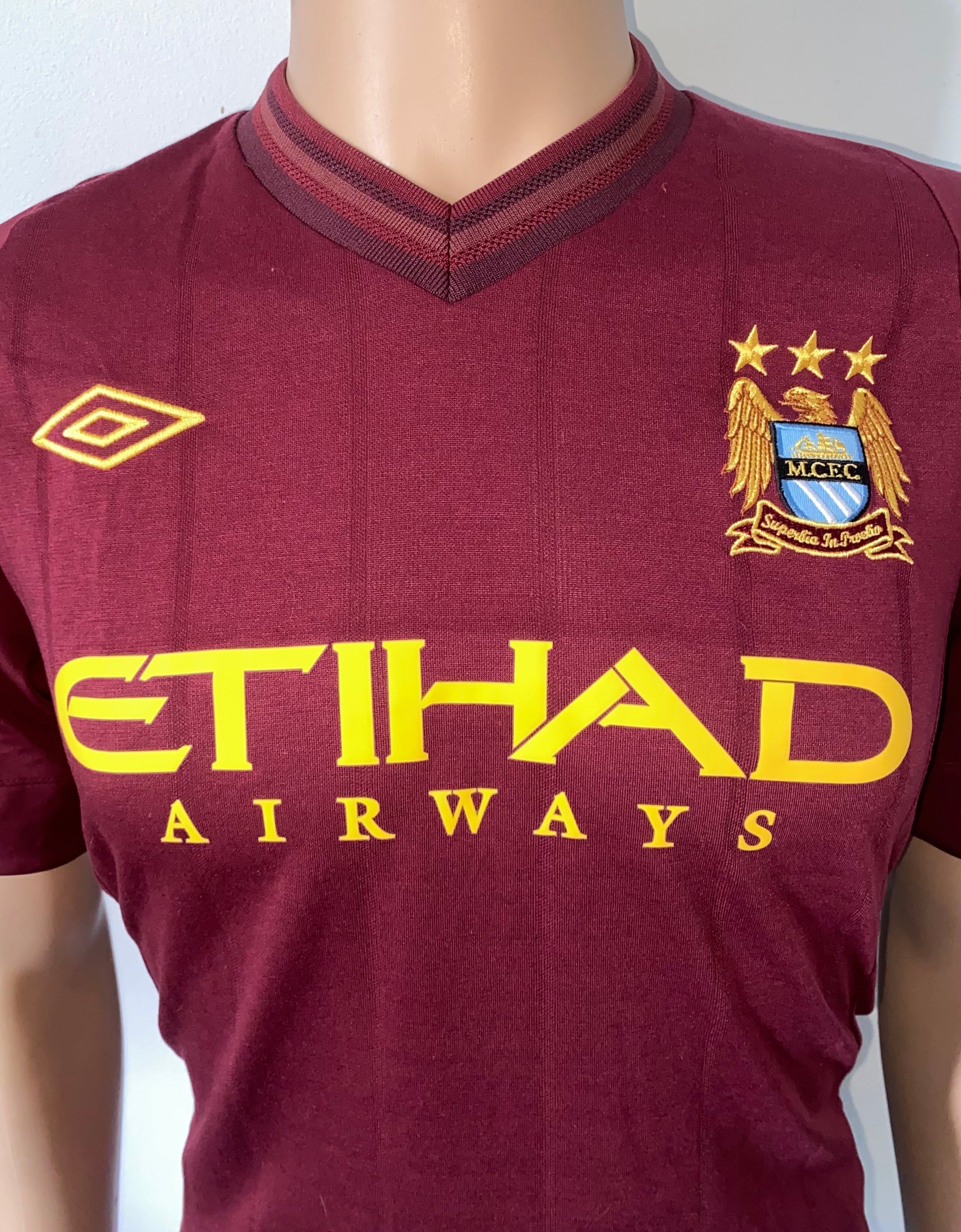 2012/13 MANCHESTER CITY MATCH ISSUE AWAY SHIRT (CLICHY #22)