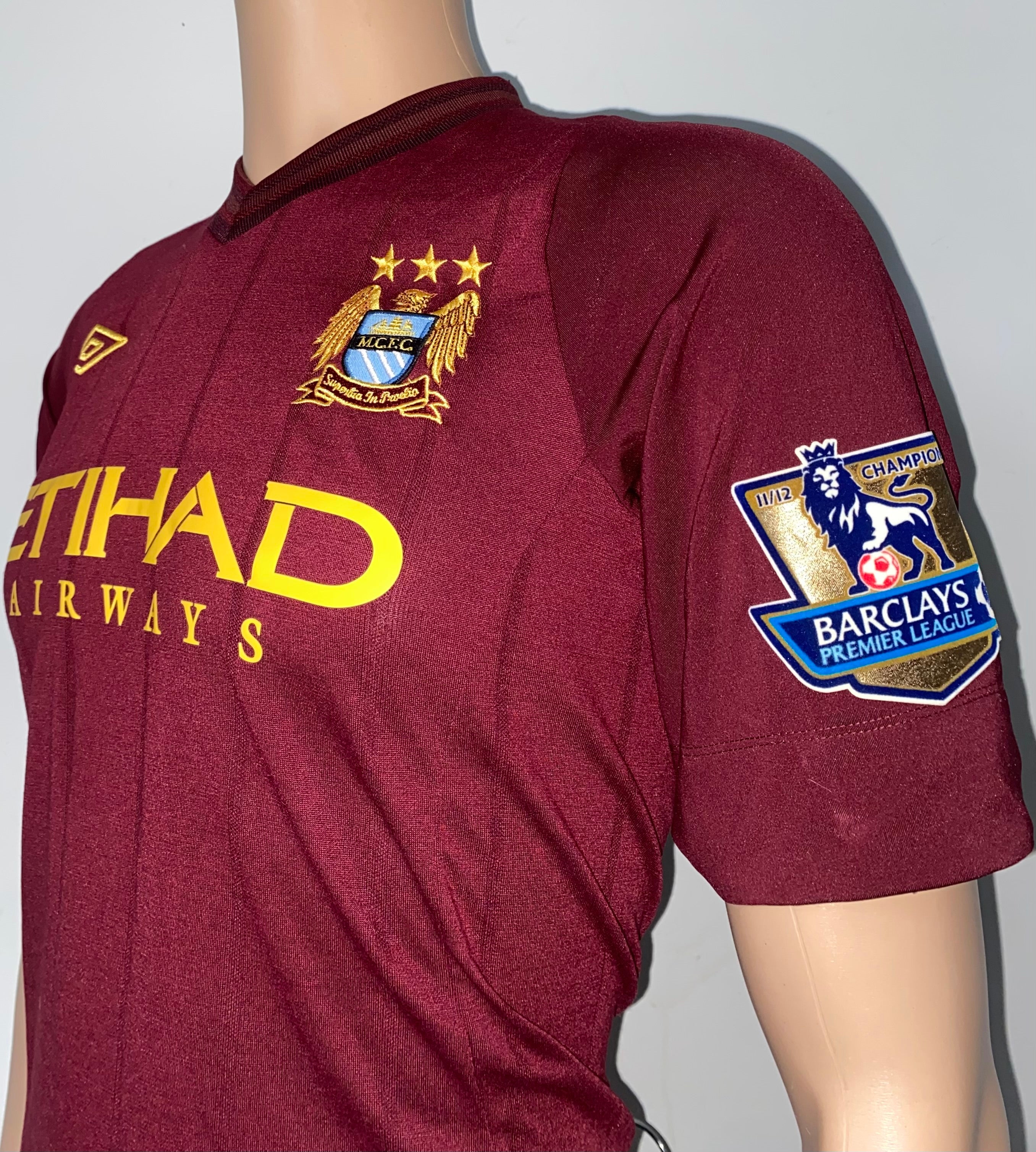 2012/13 MANCHESTER CITY MATCH ISSUE AWAY SHIRT (CLICHY #22)