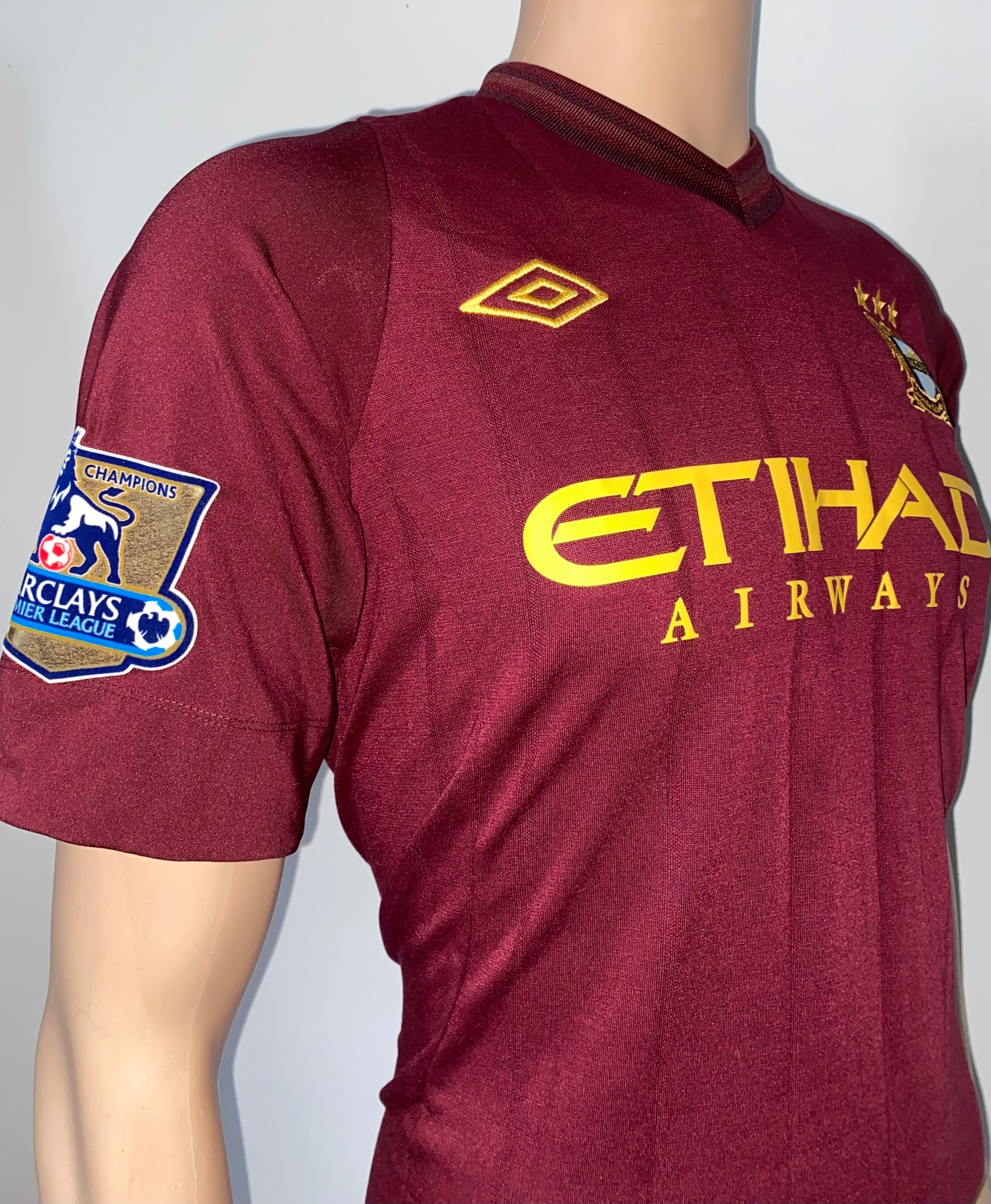 2012/13 MANCHESTER CITY MATCH ISSUE AWAY SHIRT (CLICHY #22)