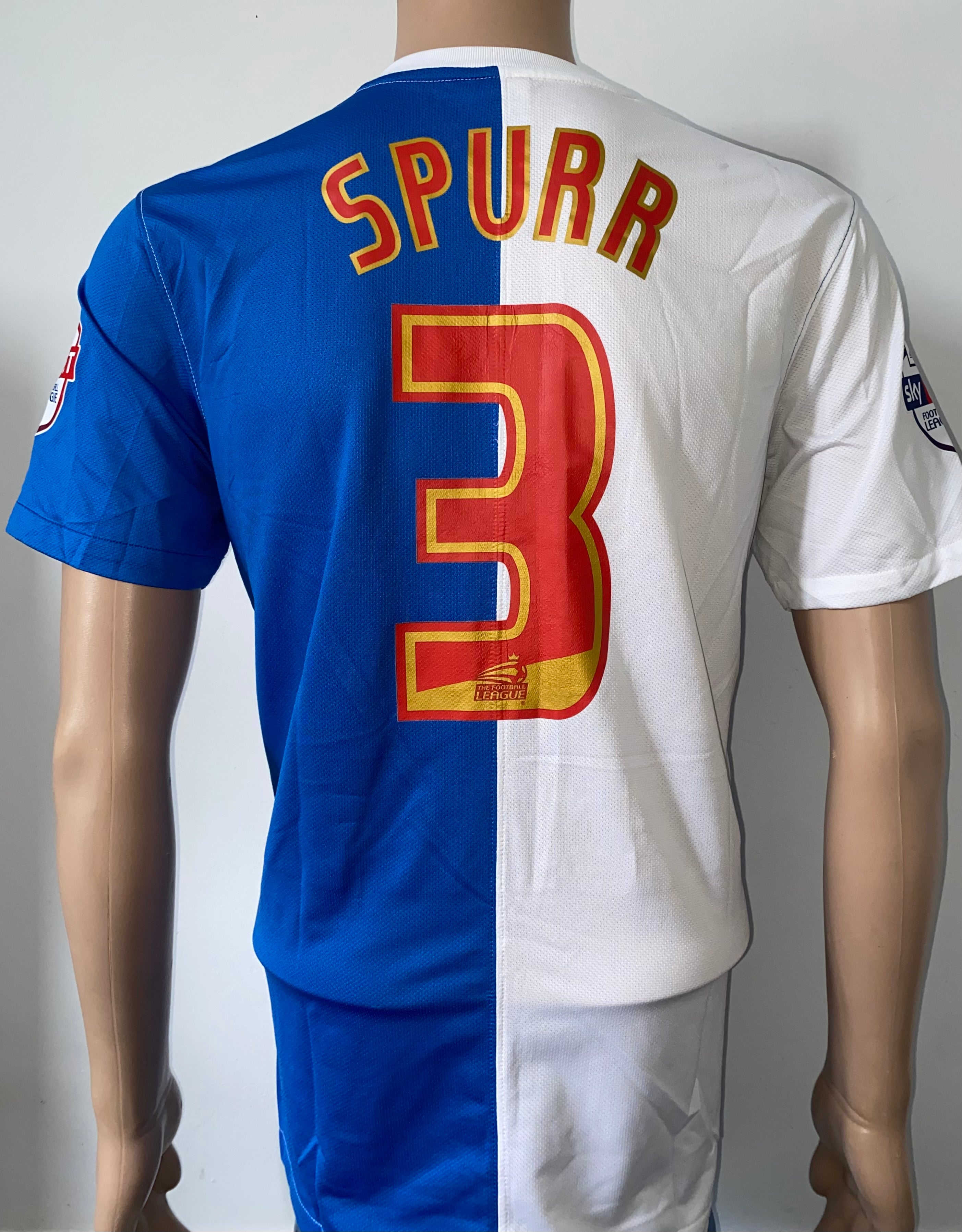 2013/14 BLACKBURN ROVERS MATCH WORN AWAY SHIRT (SPUR #3)