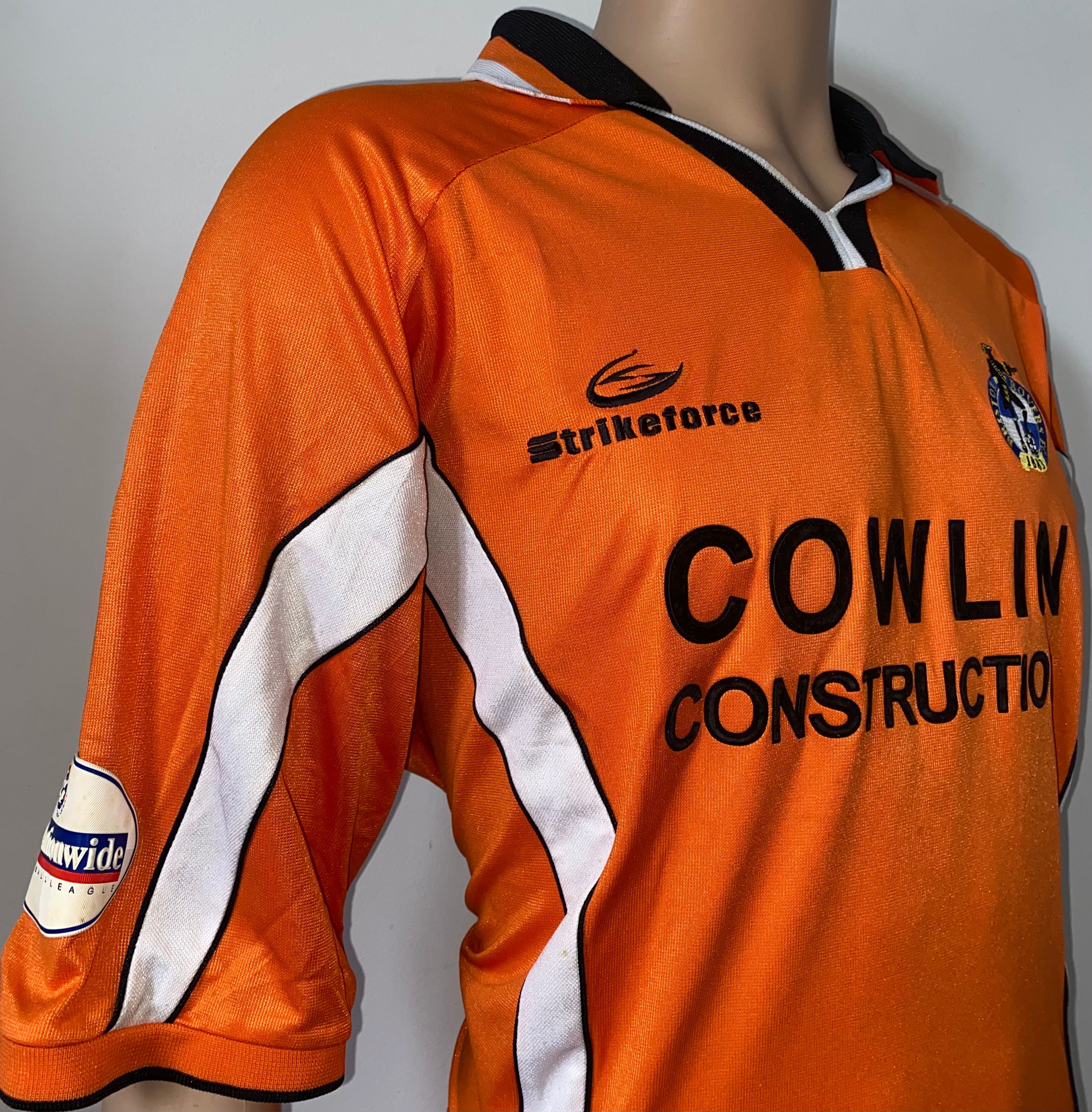 2002/03 BRISTOL ROVERS MATCH WORN AWAY SHIRT (GILROY #19)