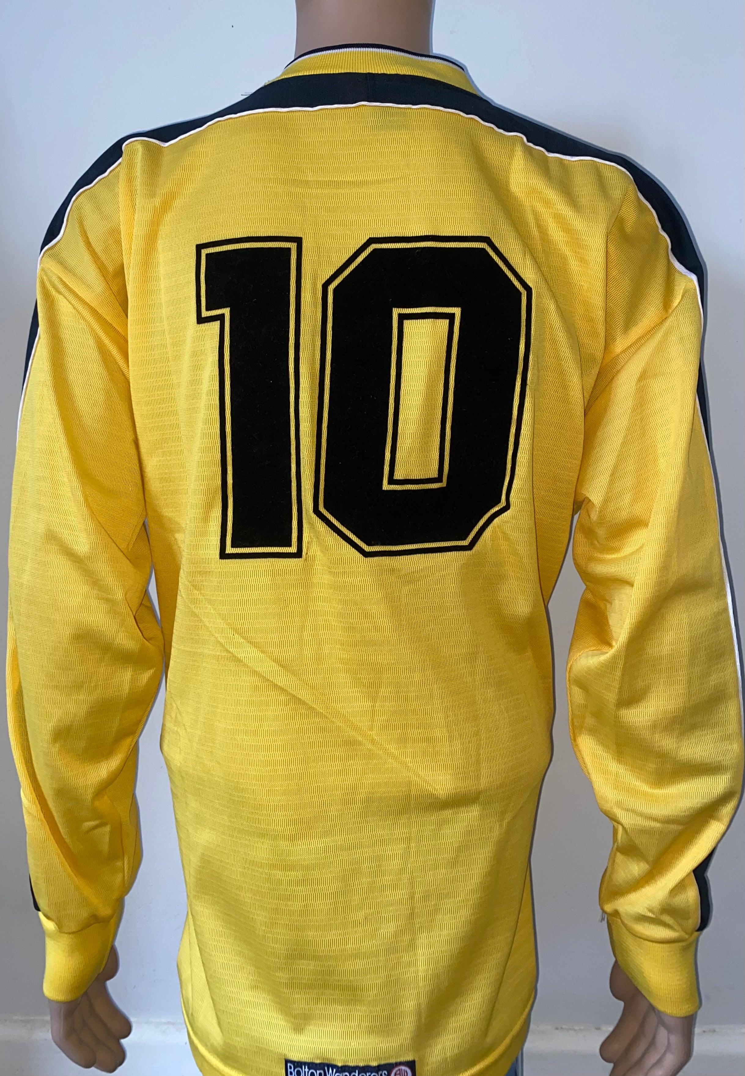 1998/99 BOLTON WANDERERS MATCH WORN AWAY SHIRT HOLDSWORTH #10