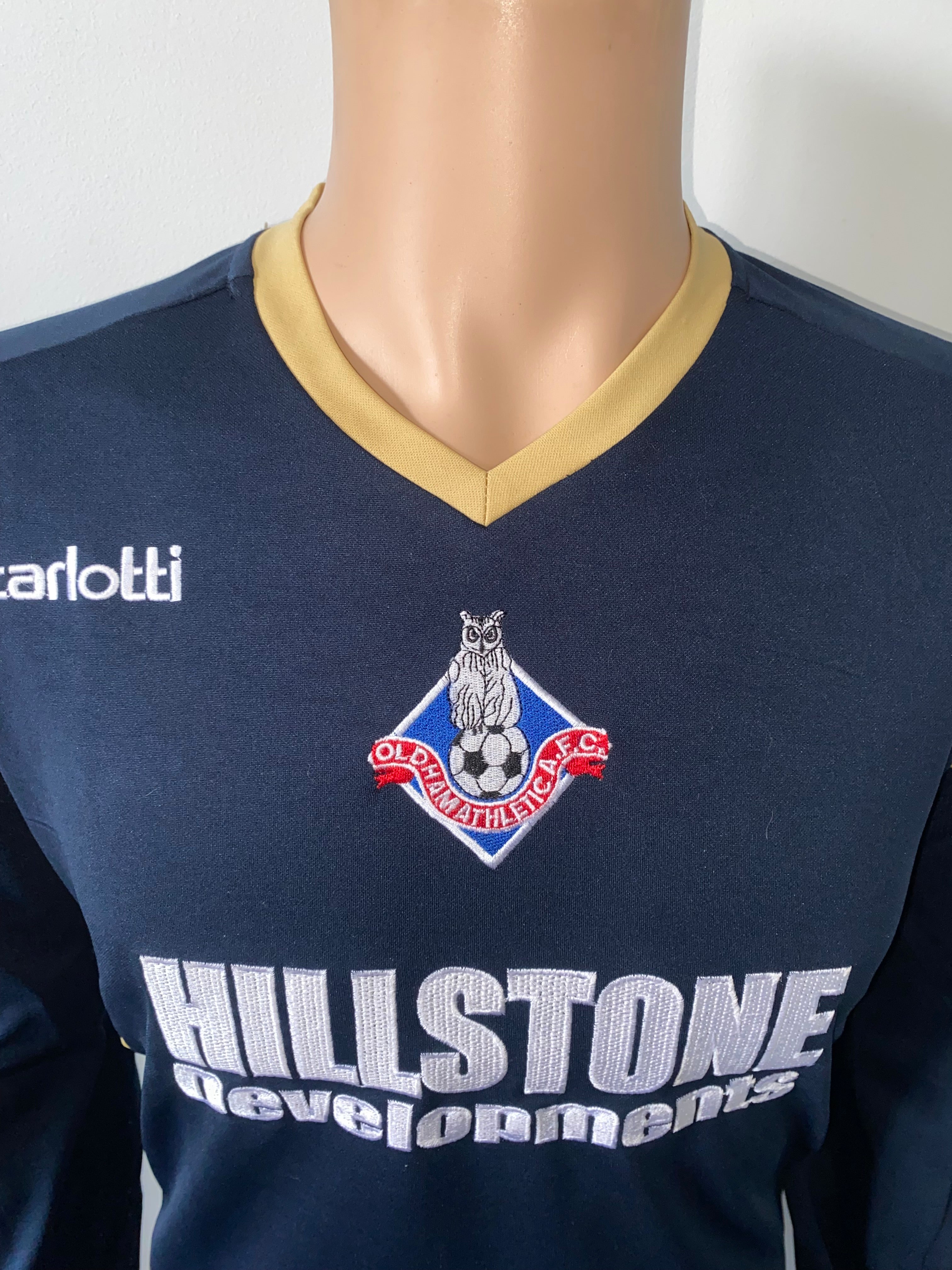 2006/07 OLDHAM ATHLETIC MATCH WORN AWAY SHIRT (HALL #12)