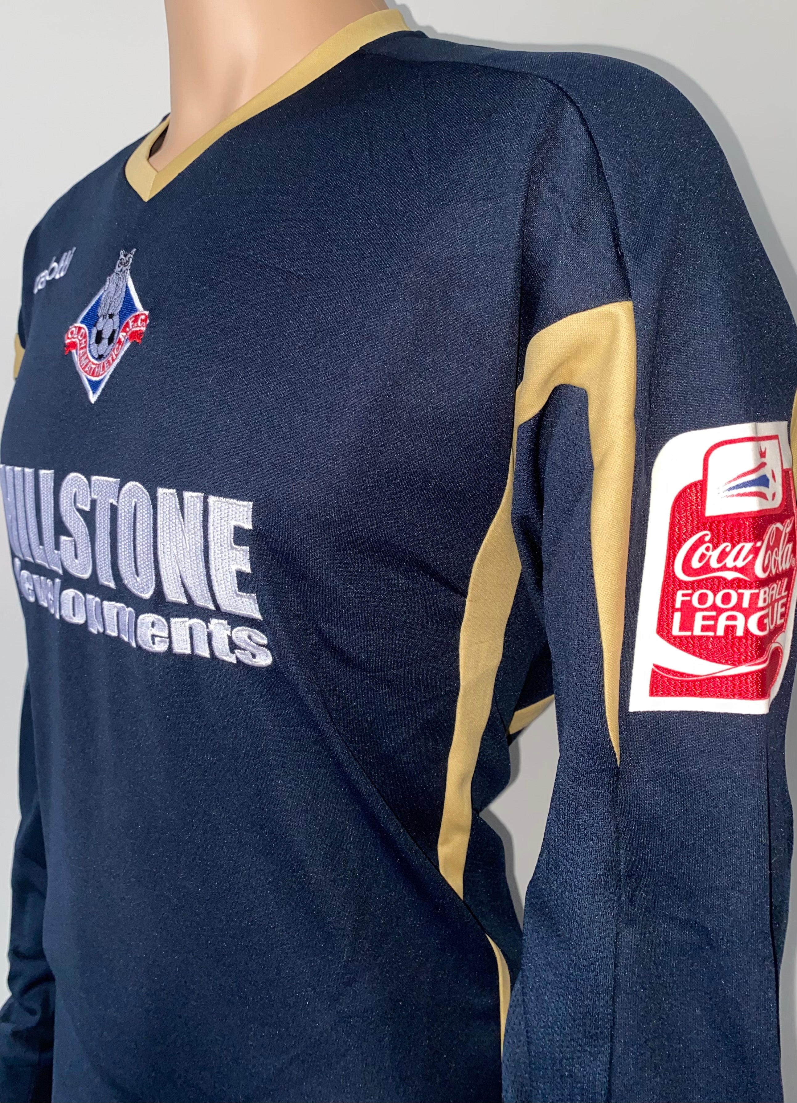 2006/07 OLDHAM ATHLETIC MATCH WORN AWAY SHIRT (HALL #12)