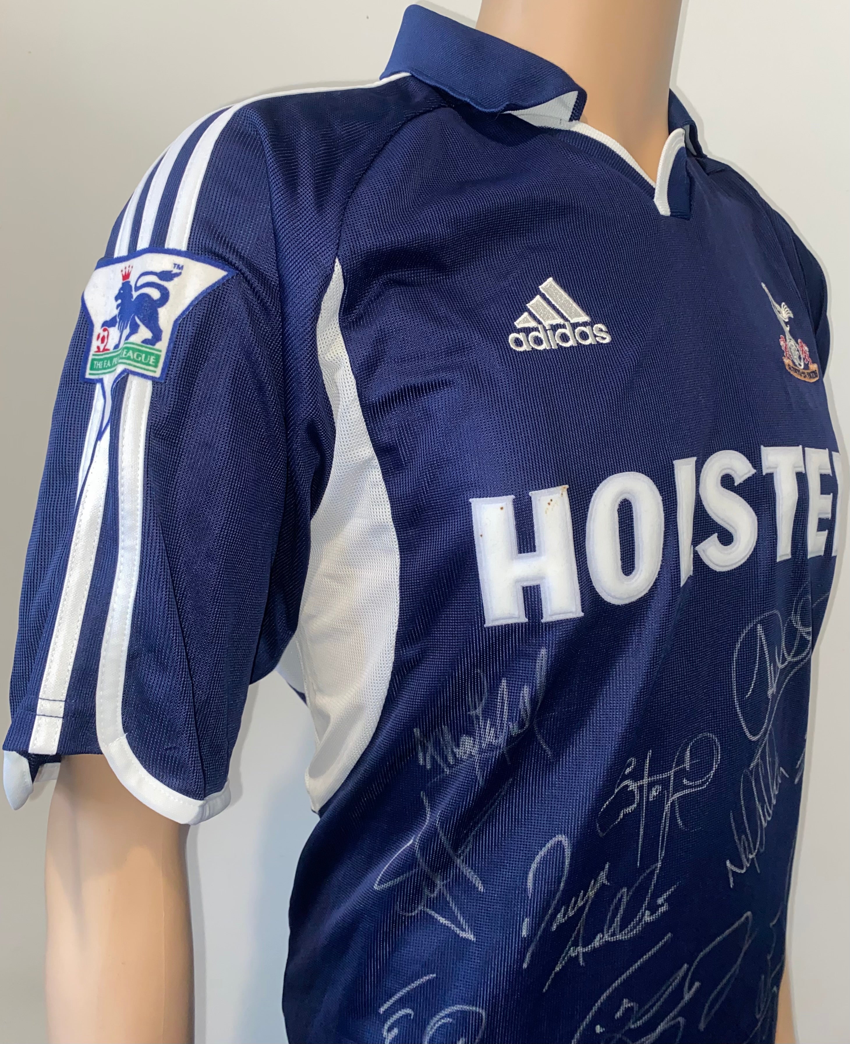 2000/01 TOTTENHAM HOTSPUR ADIDAS SIGNED MATCH WORN AWAY SHIRT (CARR #2)