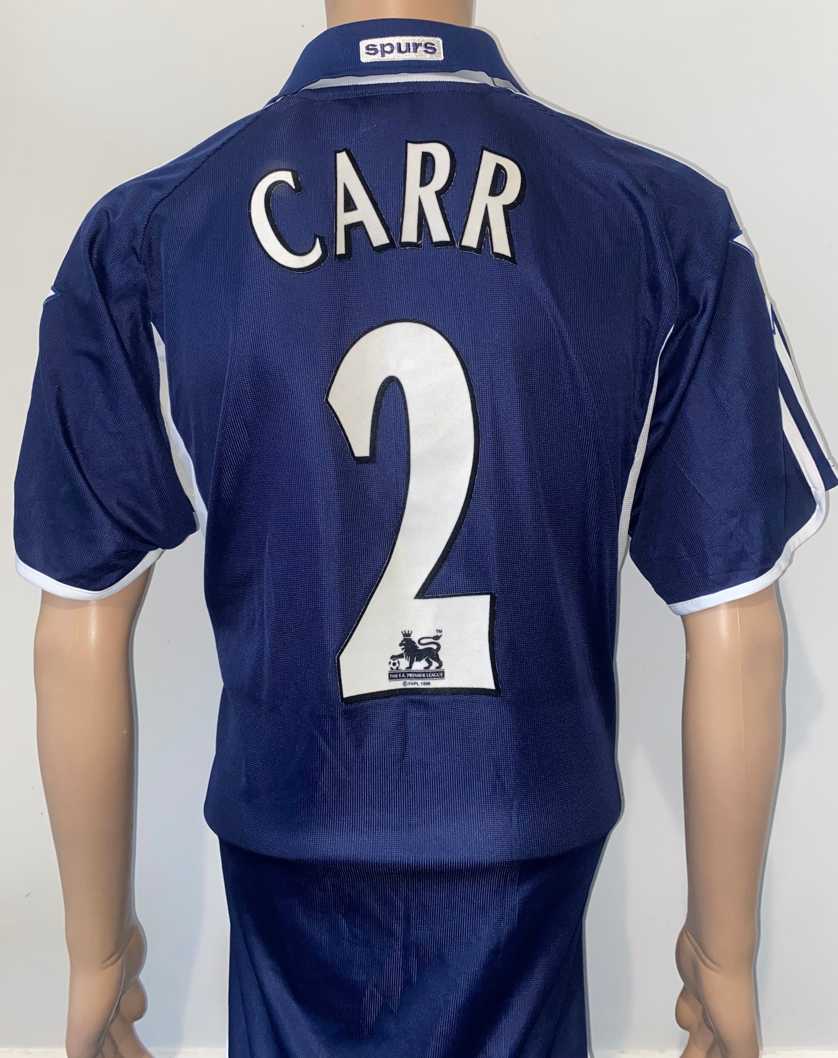 2000/01 TOTTENHAM HOTSPUR ADIDAS SIGNED MATCH WORN AWAY SHIRT (CARR #2)