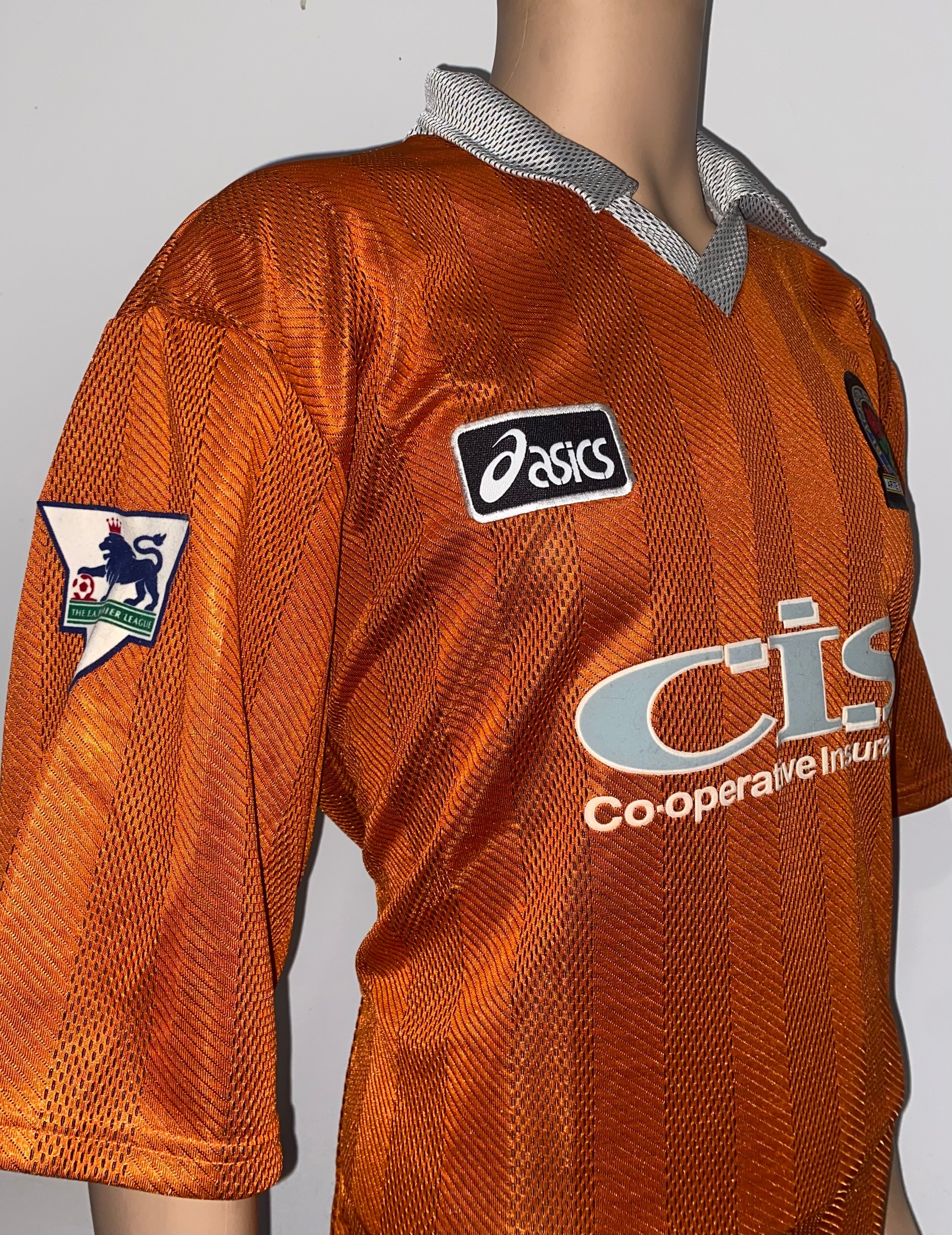 1996/97 BLACKBURN ROVERS MATCH ISSUE AWAY SHIRT (CROFT #20)