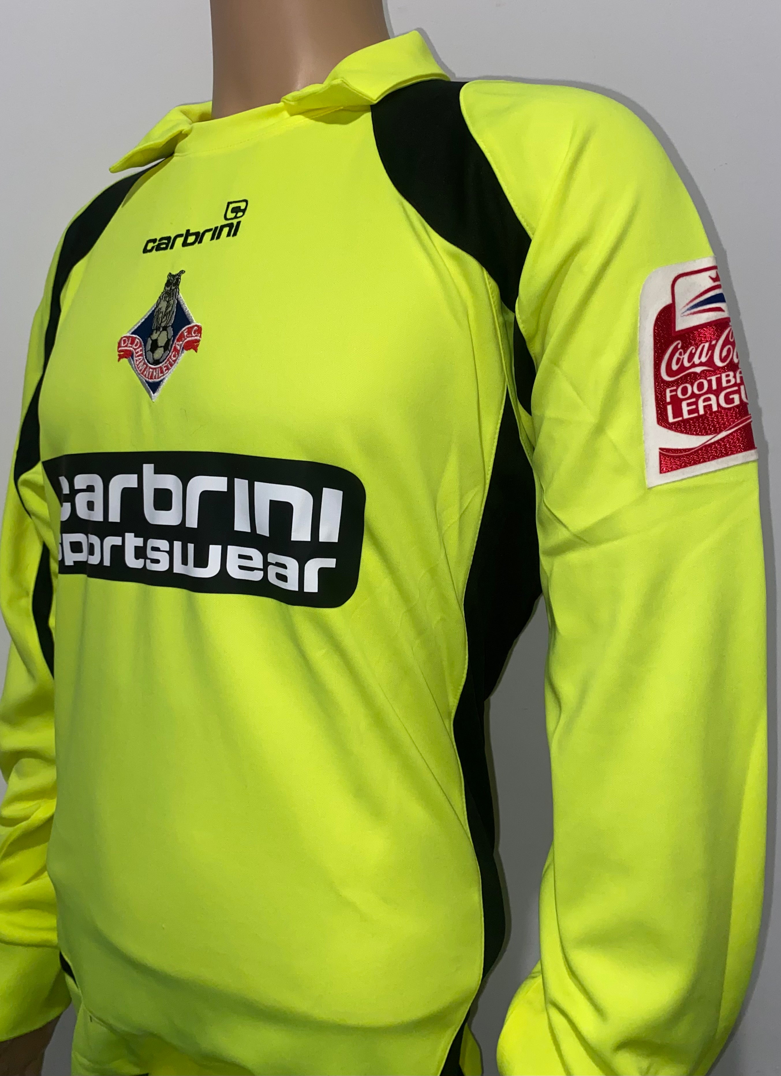 2008/09 OLDHAM ATHLETIC MATCH WORN AWAY SHIRT (ALLOTT #8)