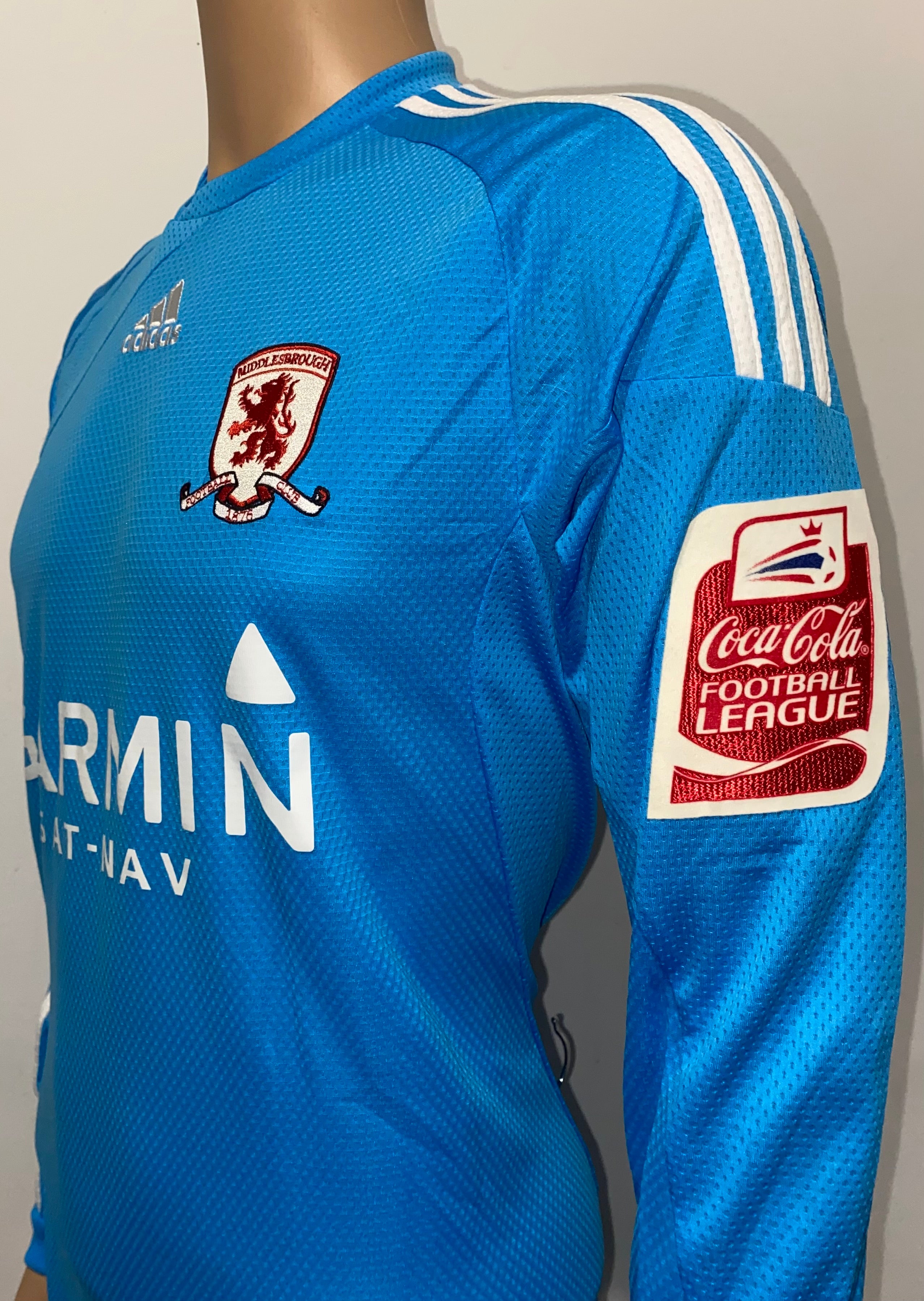 2009/10 MIDDLESBROUGH MATCH WORN AWAY SHIRT (FLOOD #14)