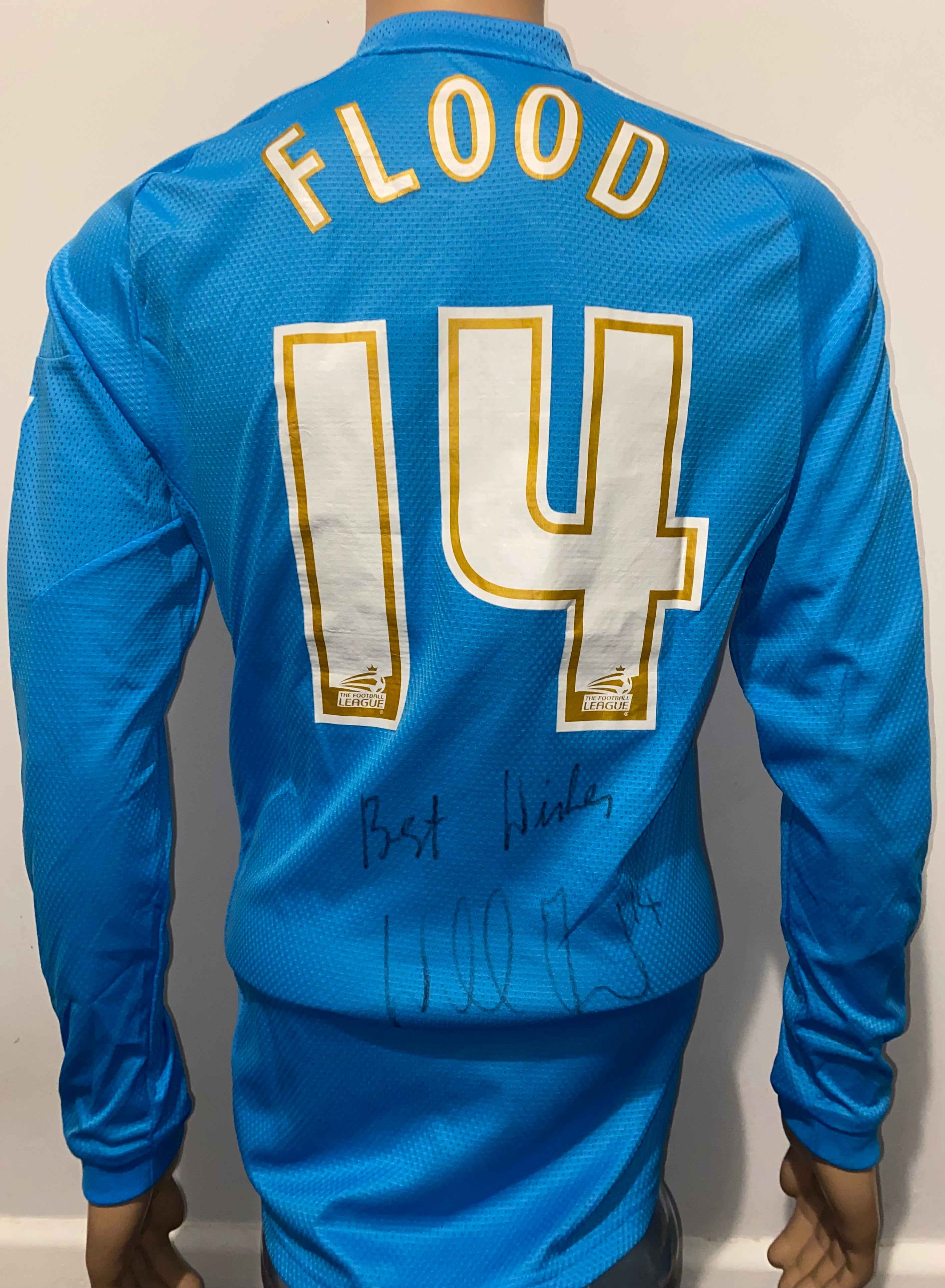 2009/10 MIDDLESBROUGH MATCH WORN AWAY SHIRT (FLOOD #14)