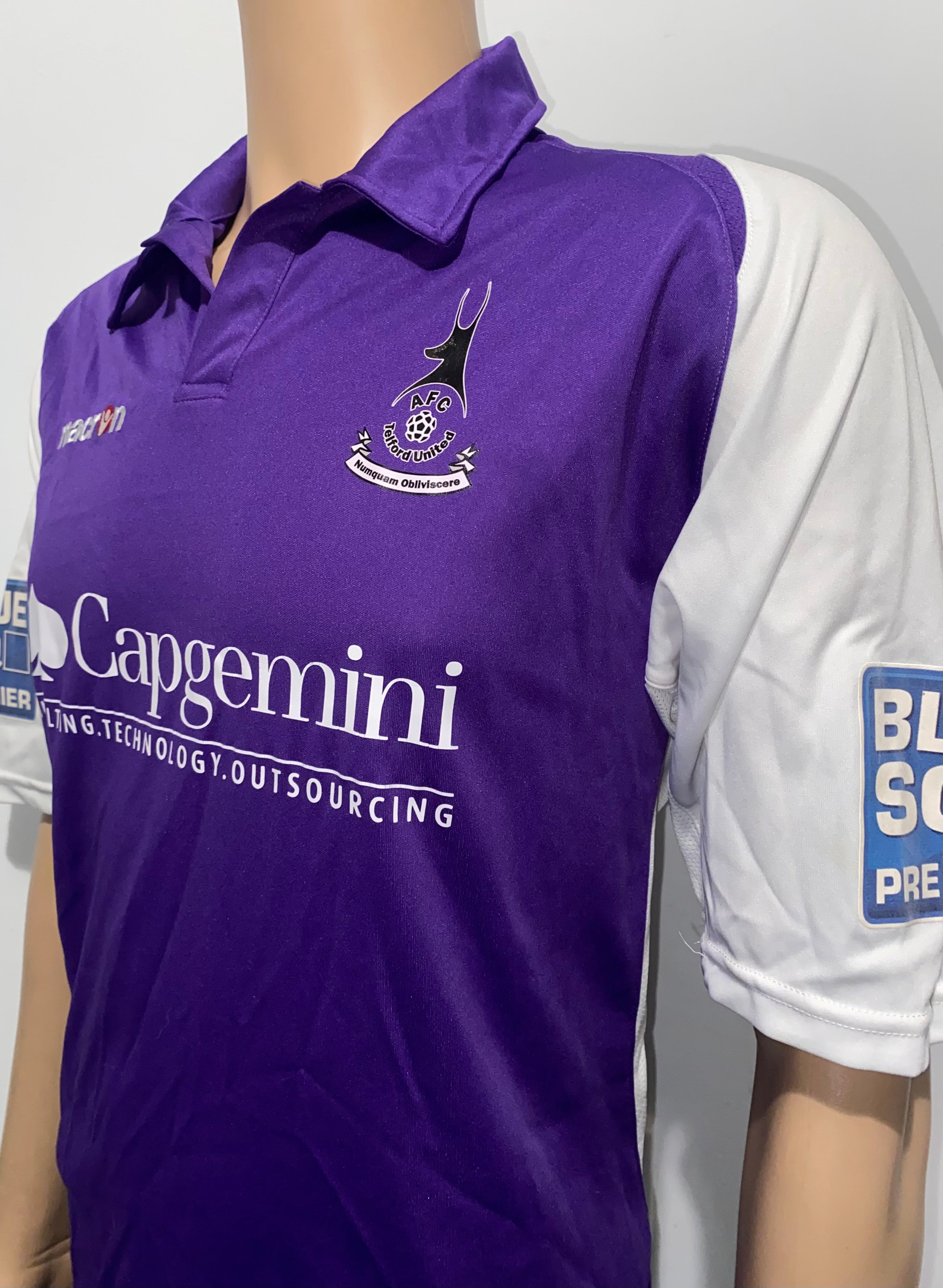 2012/13 TELFORD UNITED SMITH MATCH WORN SHIRT (ST AIMIE #16)