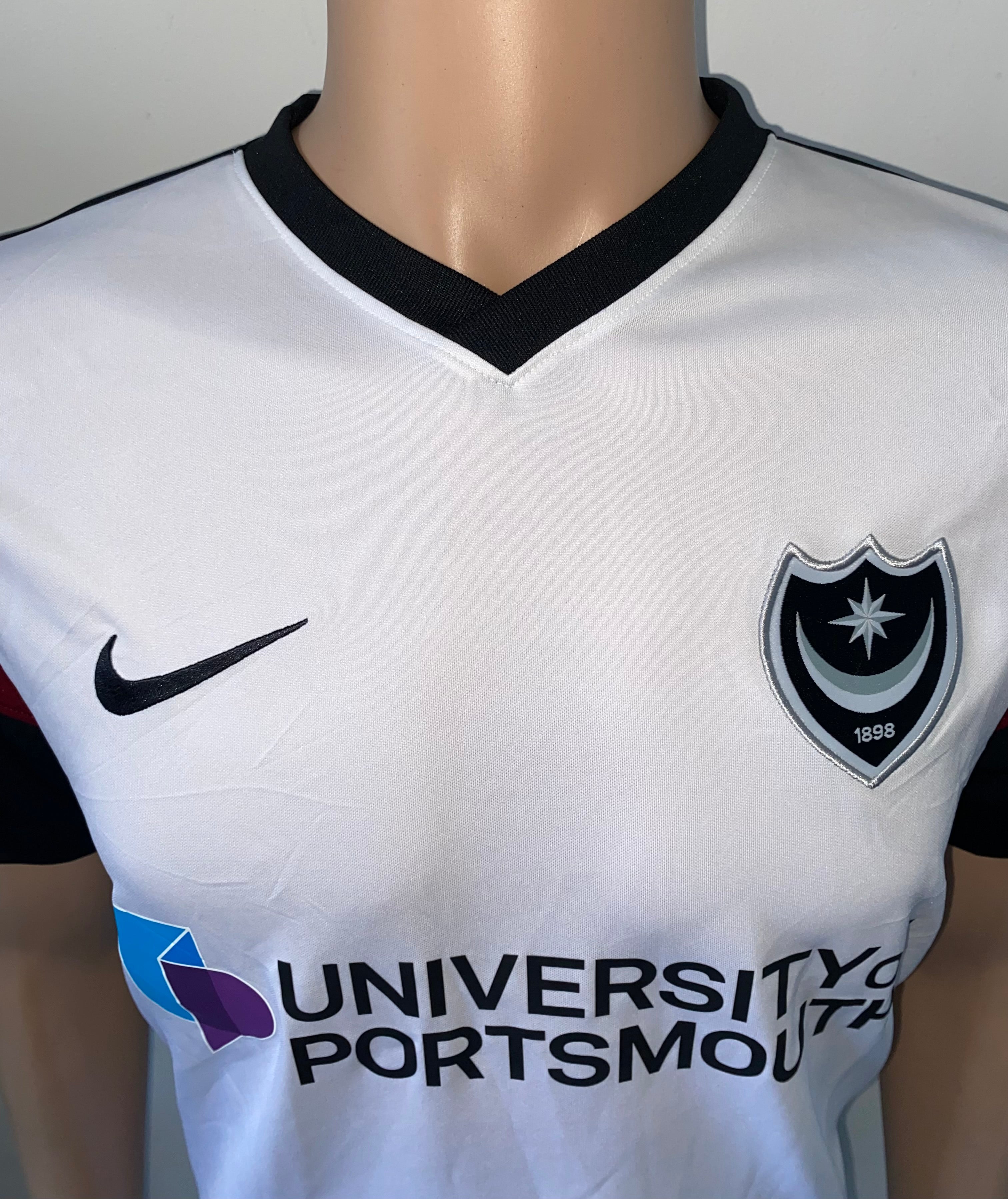 2021/22 PORTSMOUTH MATCH WORN AWAY SHIRT (ROBERTSON #4)
