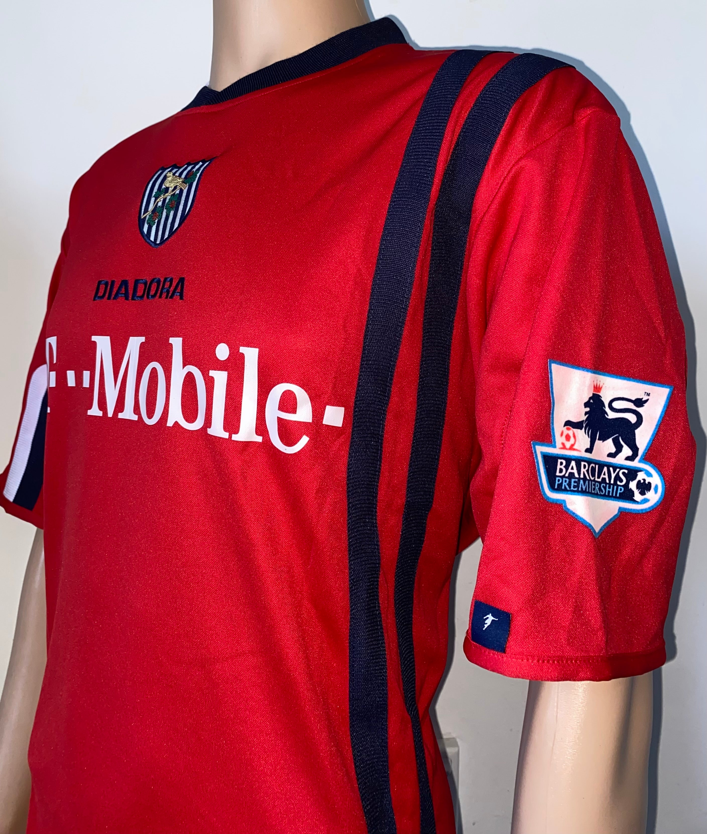 2004/05 MATCH WORN WEST BROMWICH ALBION AWAY SHIRT (CAMPBELL #21)