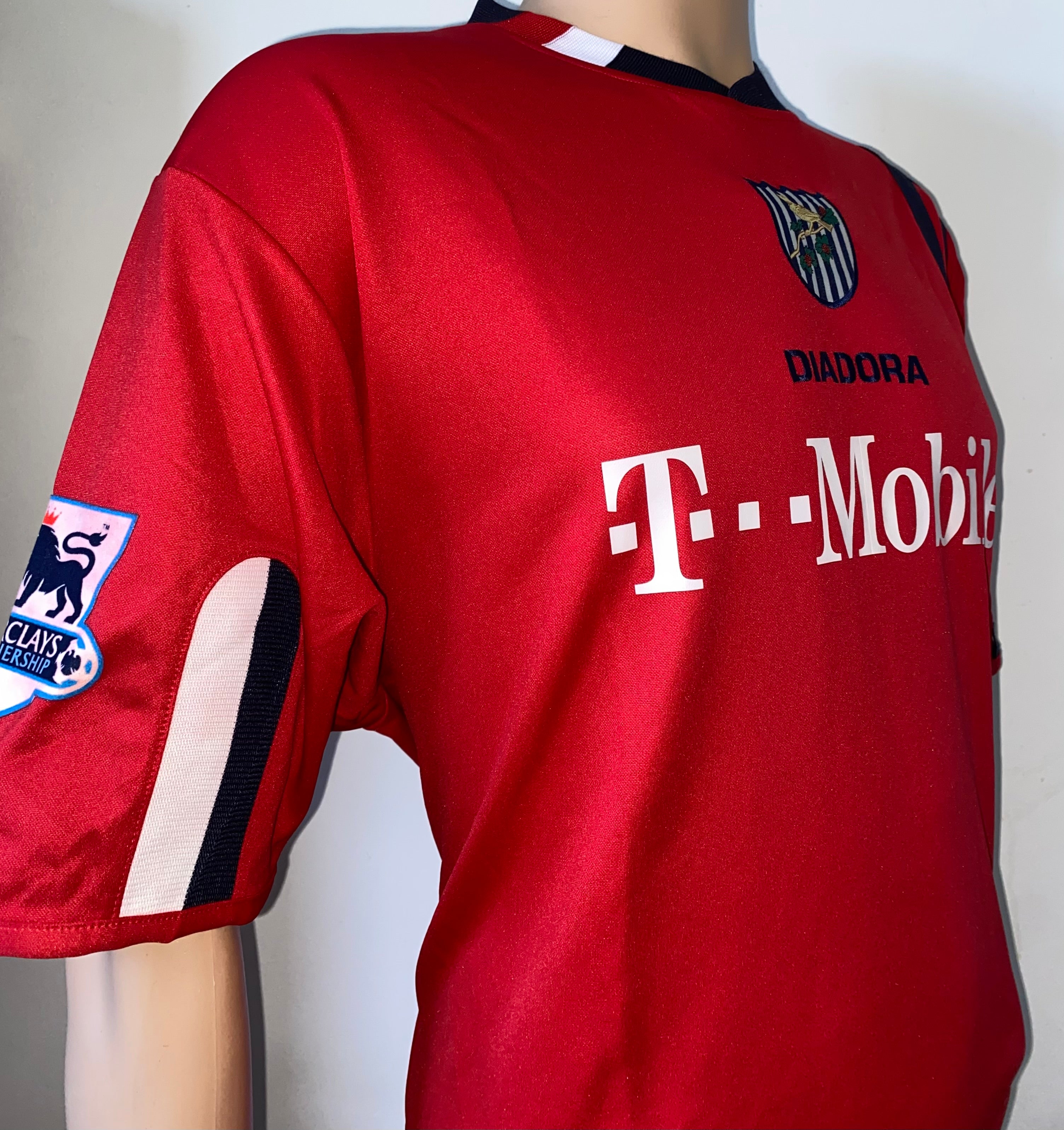 2004/05 MATCH WORN WEST BROMWICH ALBION AWAY SHIRT (CAMPBELL #21)