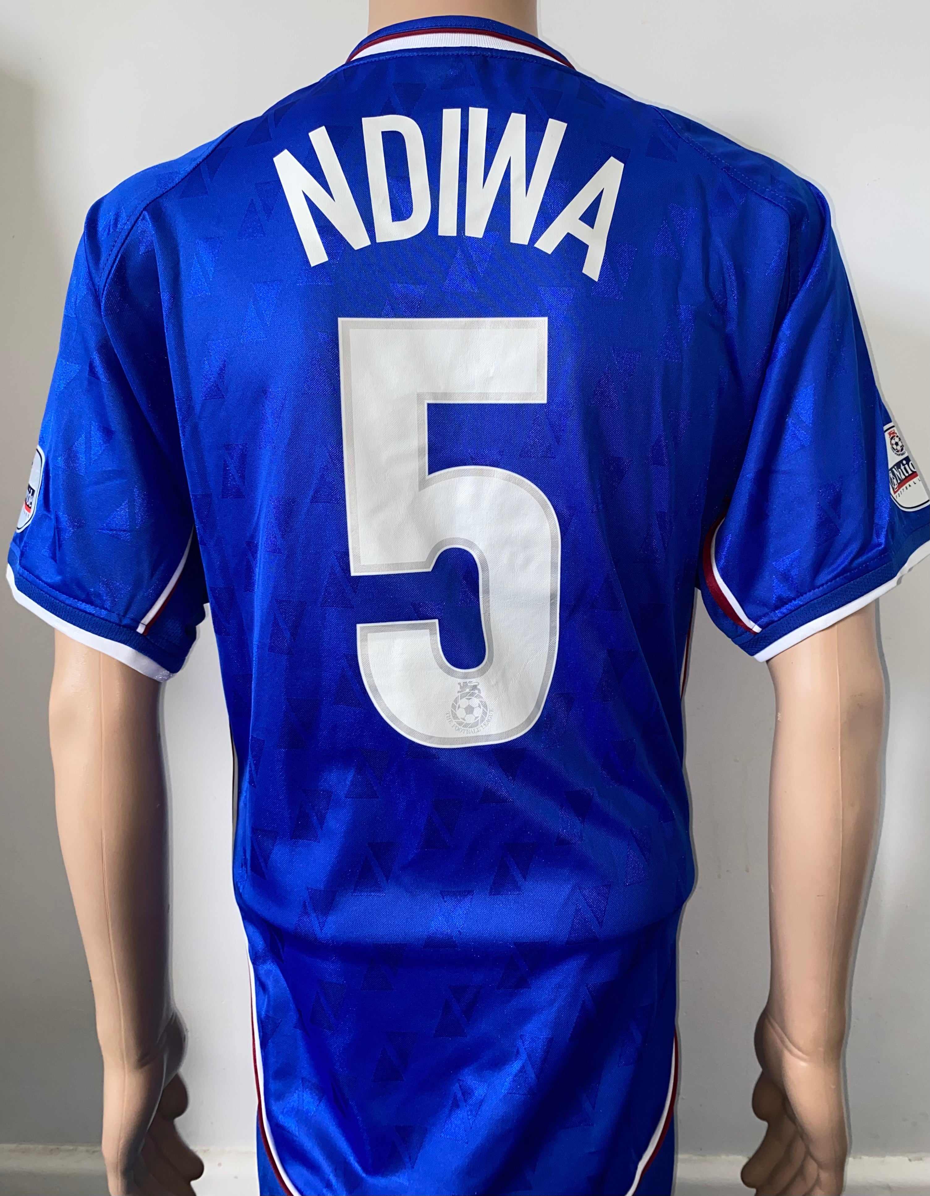 2003/04 OLDHAM ATHLETIC MATCH WORN HOME SHIRT (NDIWA #5)