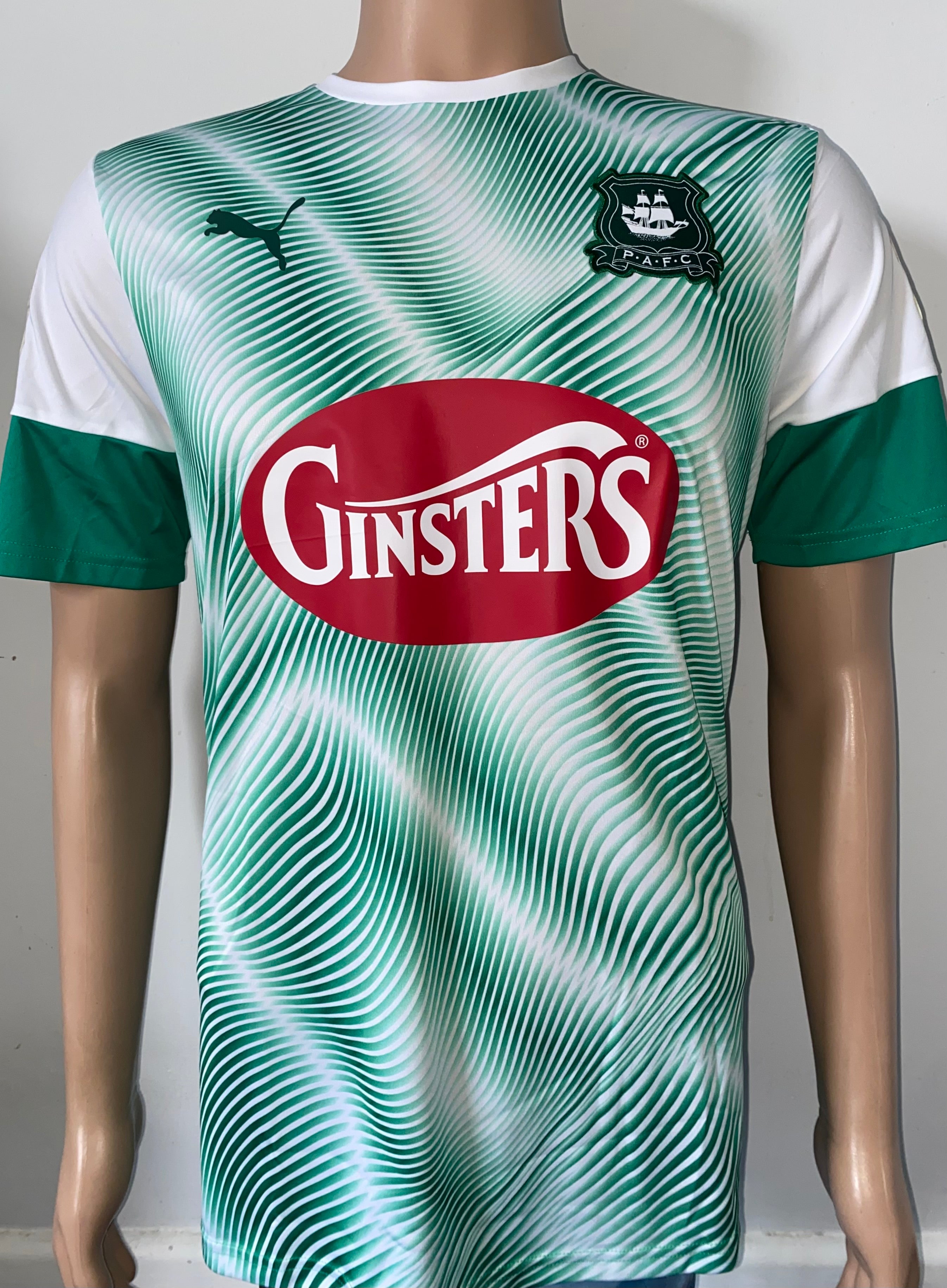 2019/20 PLYMOUTH ARGYLE MATCH ISSUE AWAY SHIRT (SMITH BROWN #23)