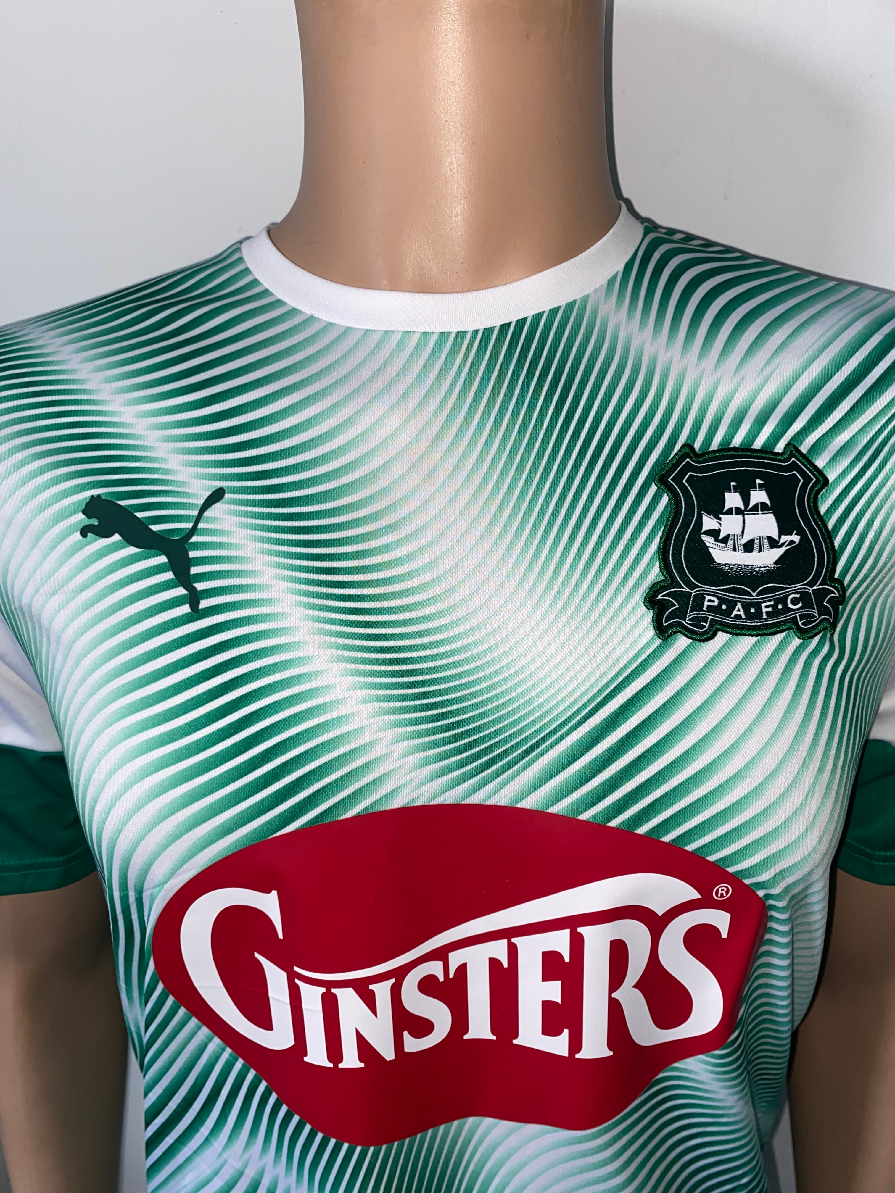 2019/20 PLYMOUTH ARGYLE MATCH ISSUE AWAY SHIRT (SMITH BROWN #23)